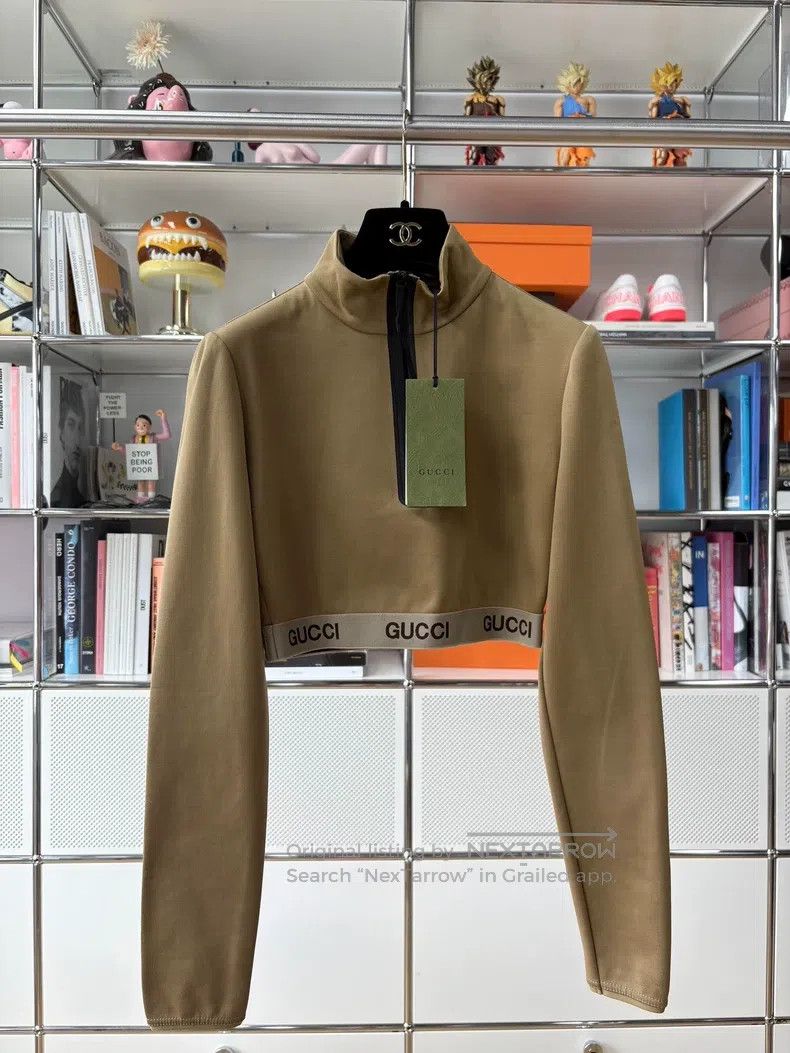 Gucci Brown logo short long sleeves