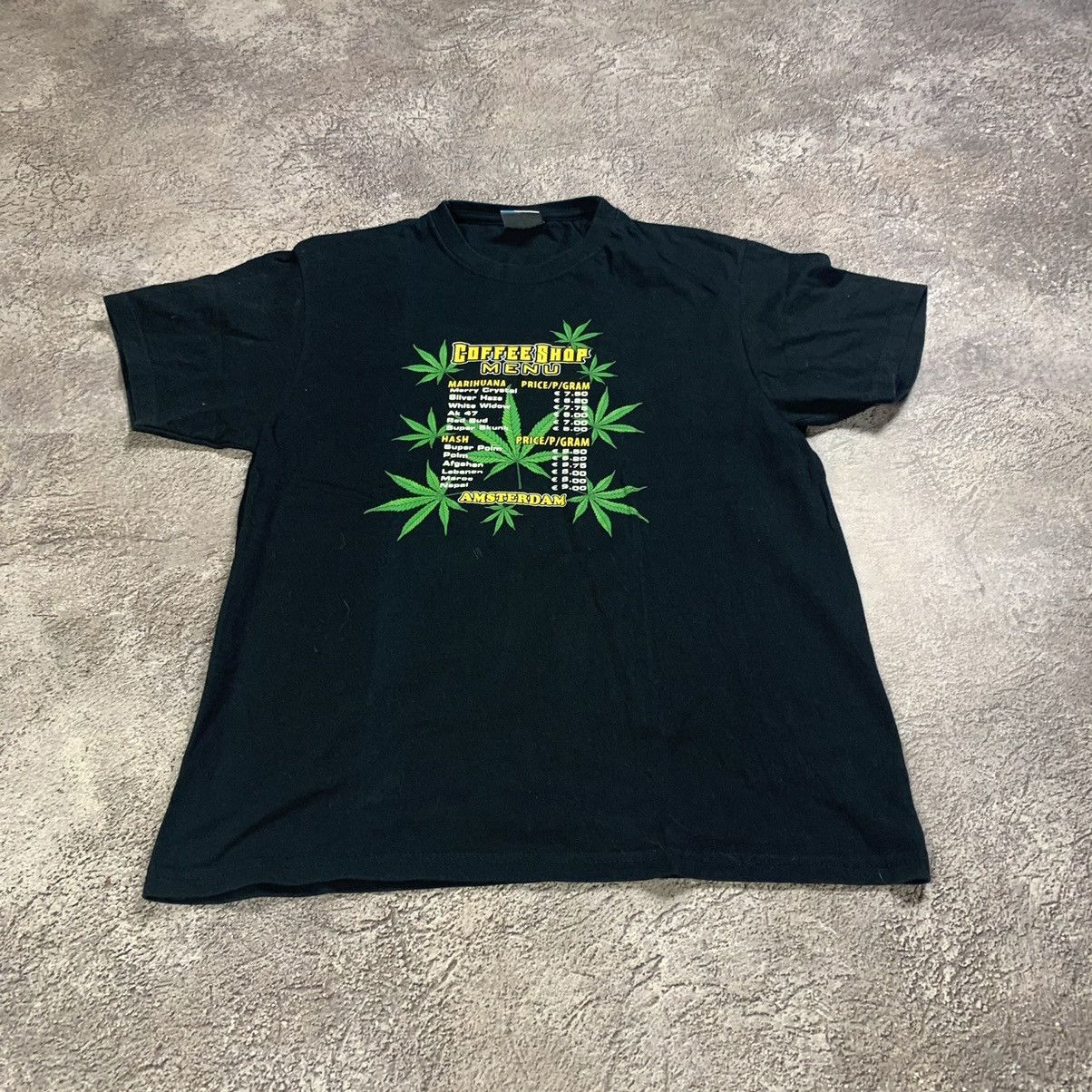 Vintage VINTAGE Y2K ADULT DRUGS JOINT CANNABIS SMOKE WEED TEE 90S Size US M / EU 48-50 / 2 - 2 Thumbnail