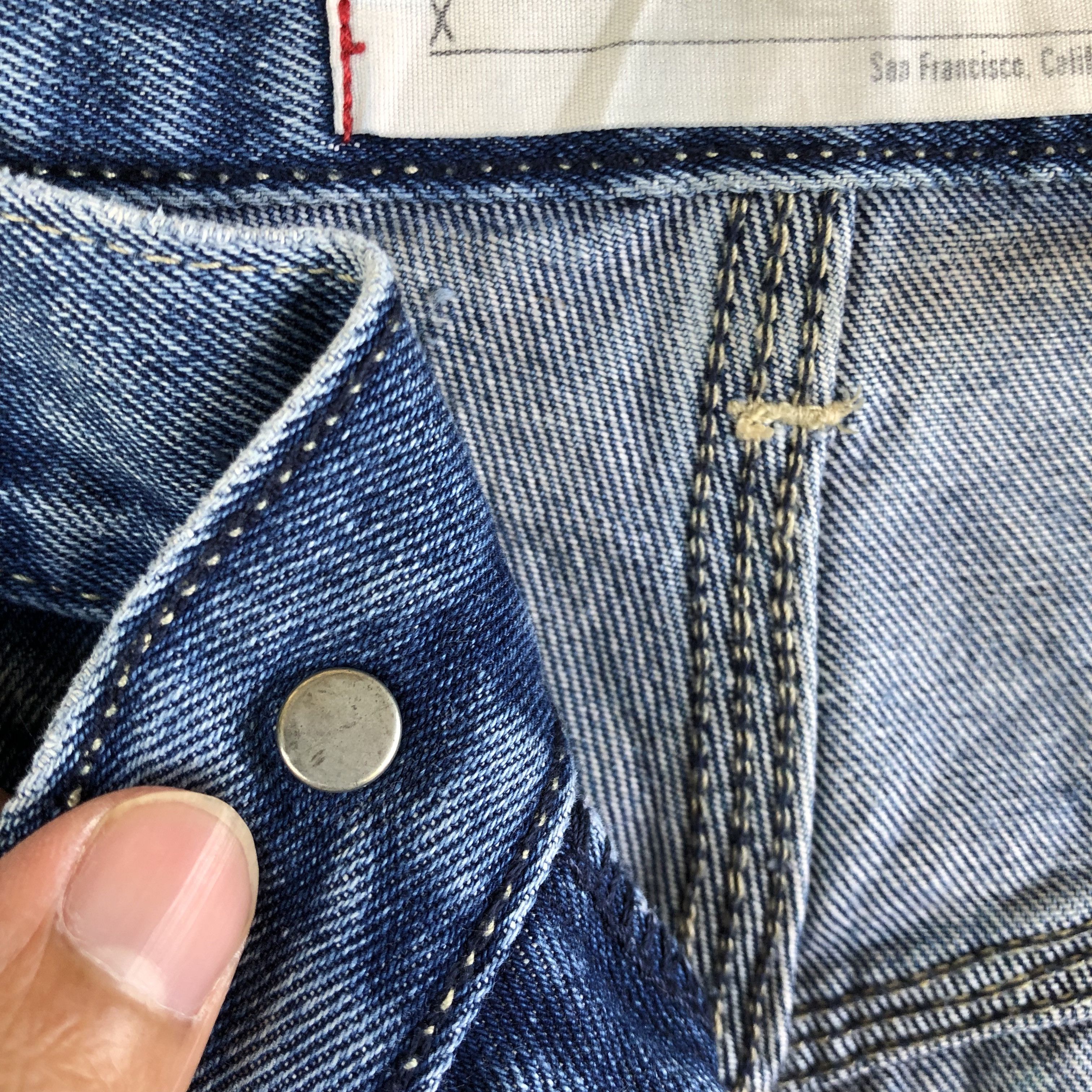 Jean × Levi's × Vintage Vintage Levis Carpenter Jeans Levi's Carpenter Workers Denim Size US 32 / EU 48 - 8 Thumbnail
