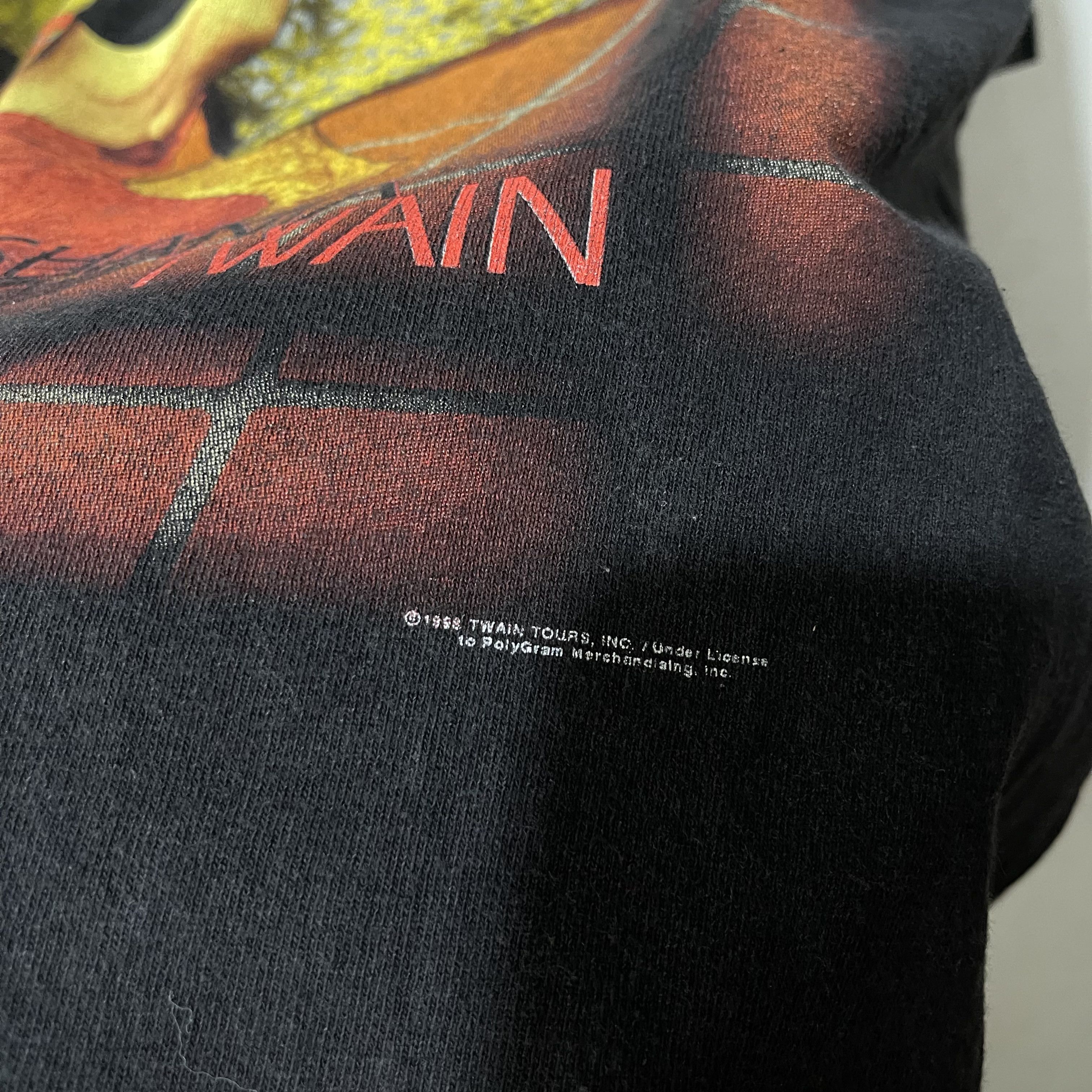 Band Tees × Vintage Vintage 1998 Shania Twain Shirt Size US XL / EU 56 / 4 - 3 Thumbnail