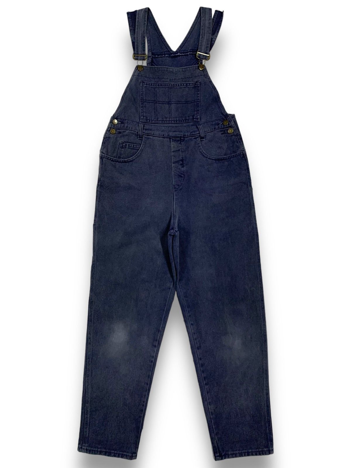 Warehouse Vintage Japanese Brand Limited Edition Faded Denim Overalls Size 31" - 1 Thumbnail