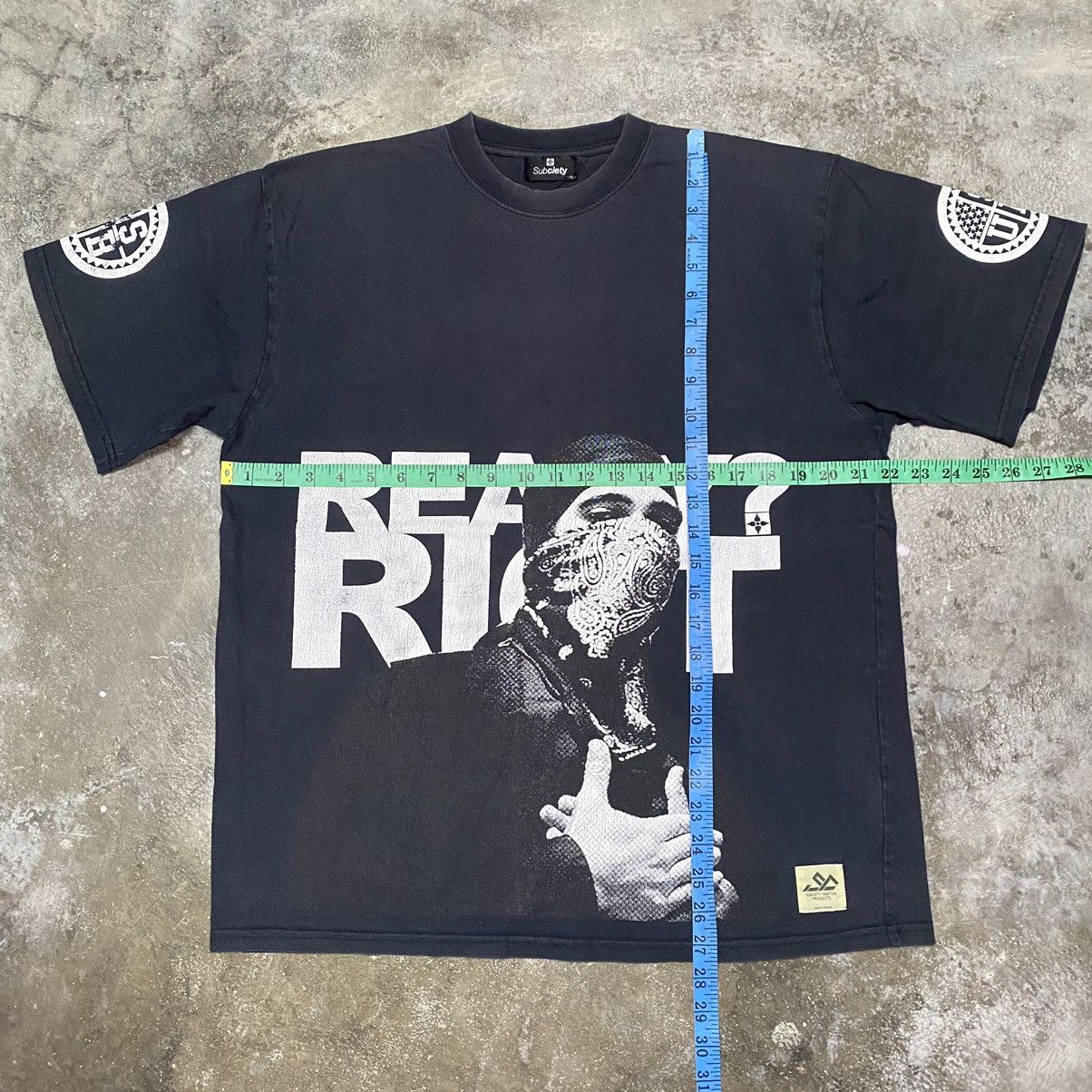 Riot Society SUBCIETY READY? RIOT JAPANESE BRAND T SHIRT Size US XL / EU 56 / 4 - 14 Thumbnail
