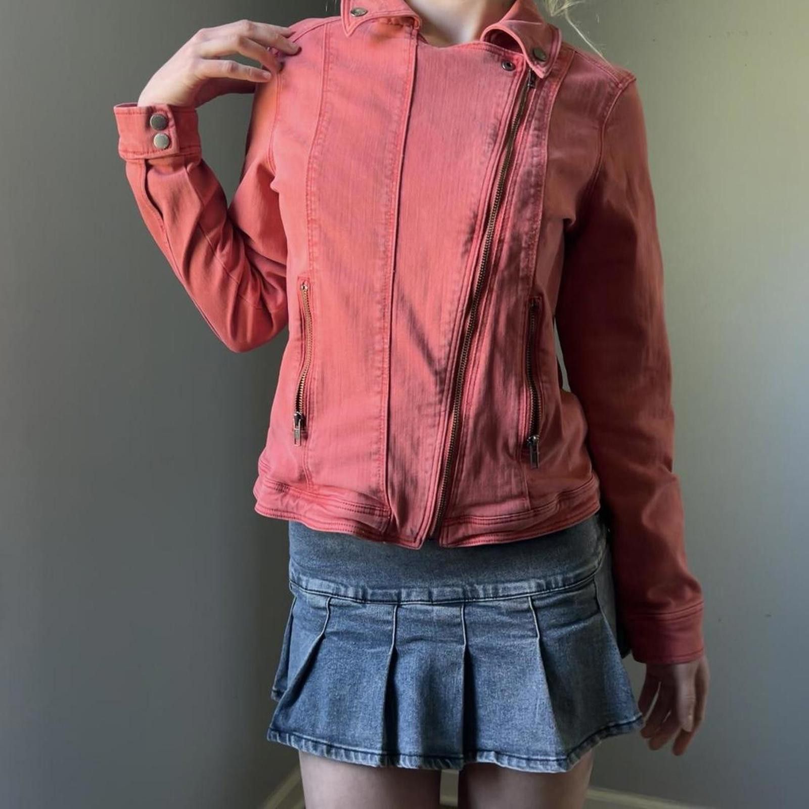 Other Liverpool LA coral biker jacket Size M / US 6-8 / IT 42-44 - 1 Thumbnail