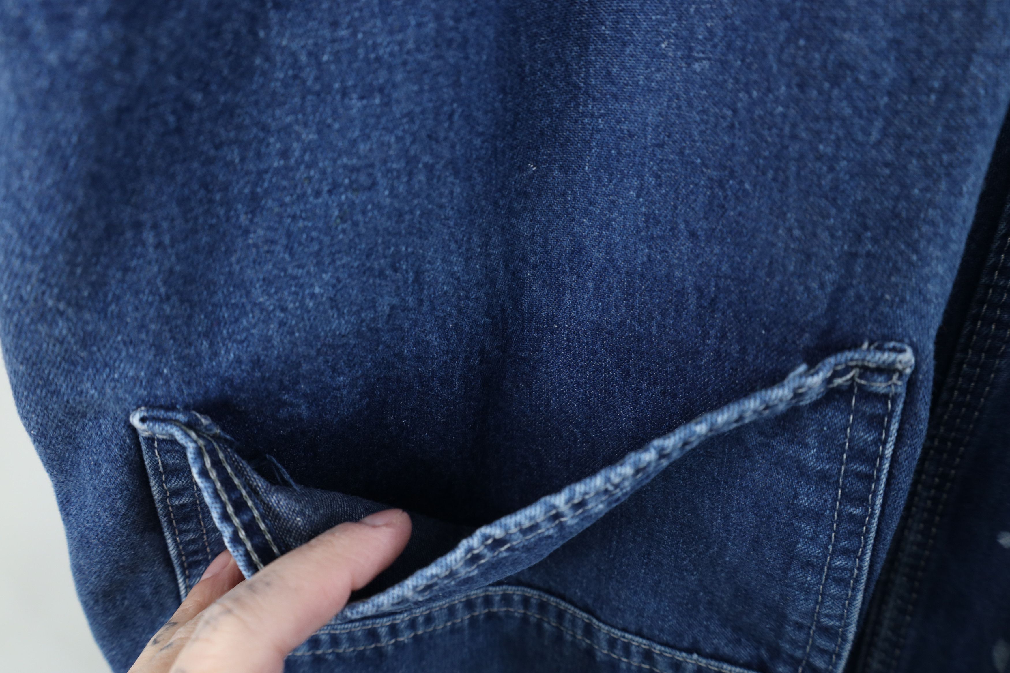 Vintage Vintage 90s Streetwear Distressed Wide Leg Denim Overalls Size US 42 / EU 58 - 13 Thumbnail