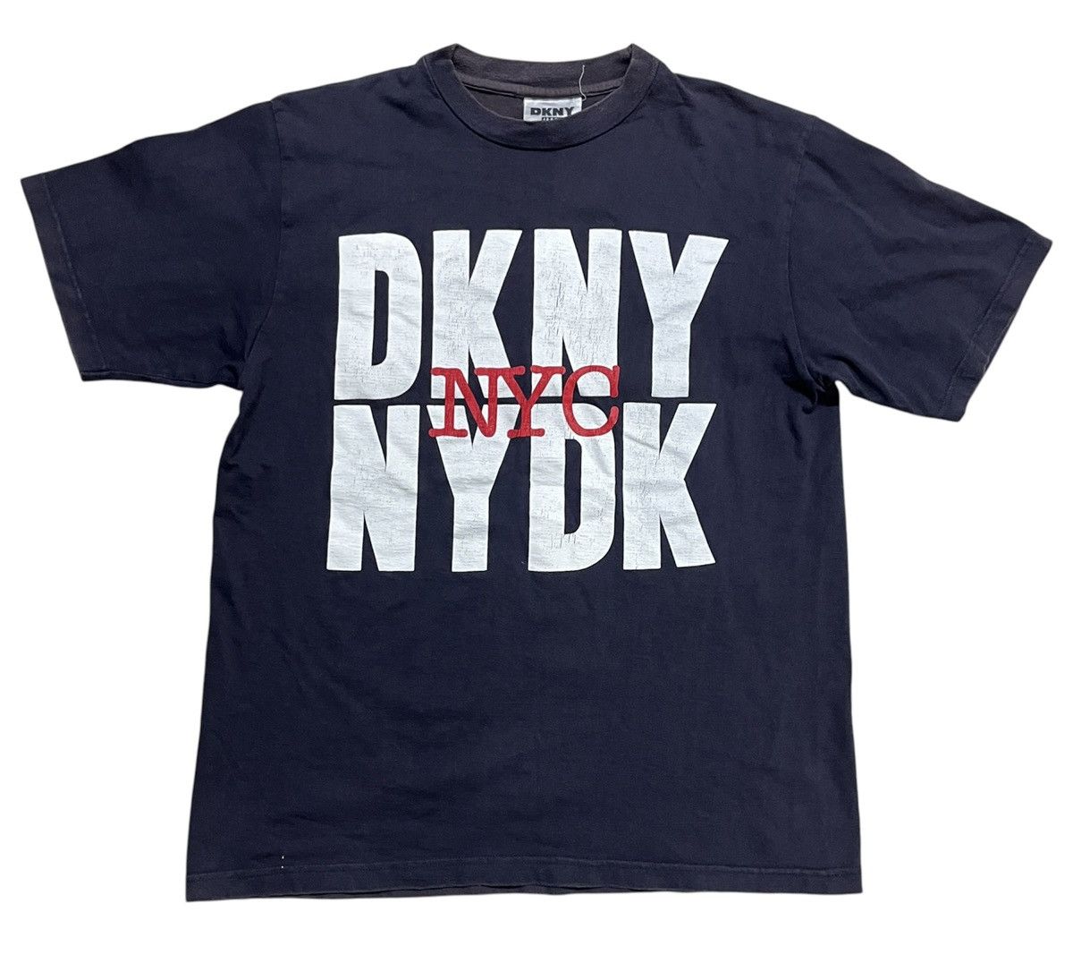DKNY × Vintage Vintage DKNY Big Logo T Shirt Size US M / EU 48-50 / 2 - 1 Thumbnail