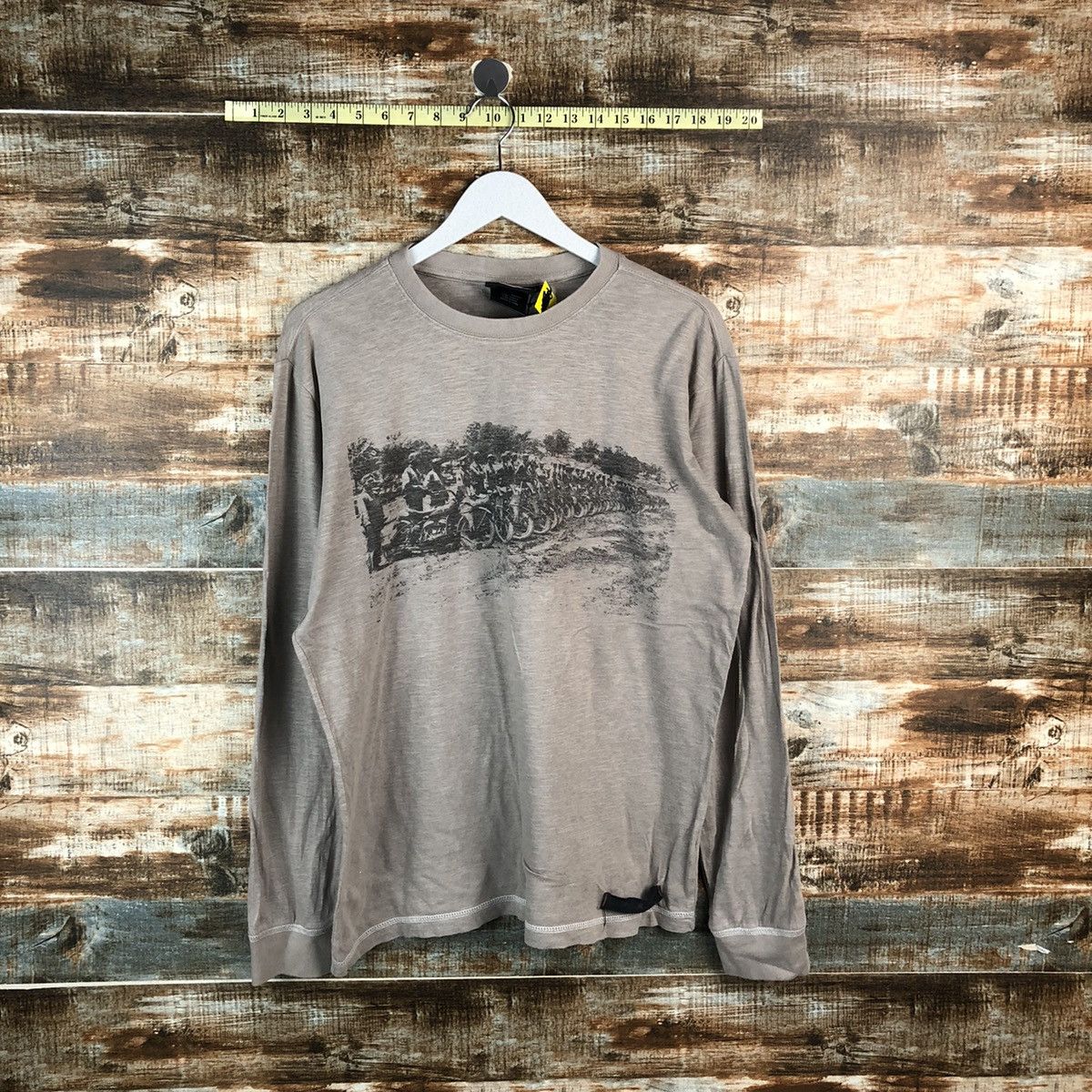 Harley Davidson Harley Davidson Grey Long Slevee T-Shirt #A2599 Size US S / EU 44-46 / 1 - 1 Thumbnail
