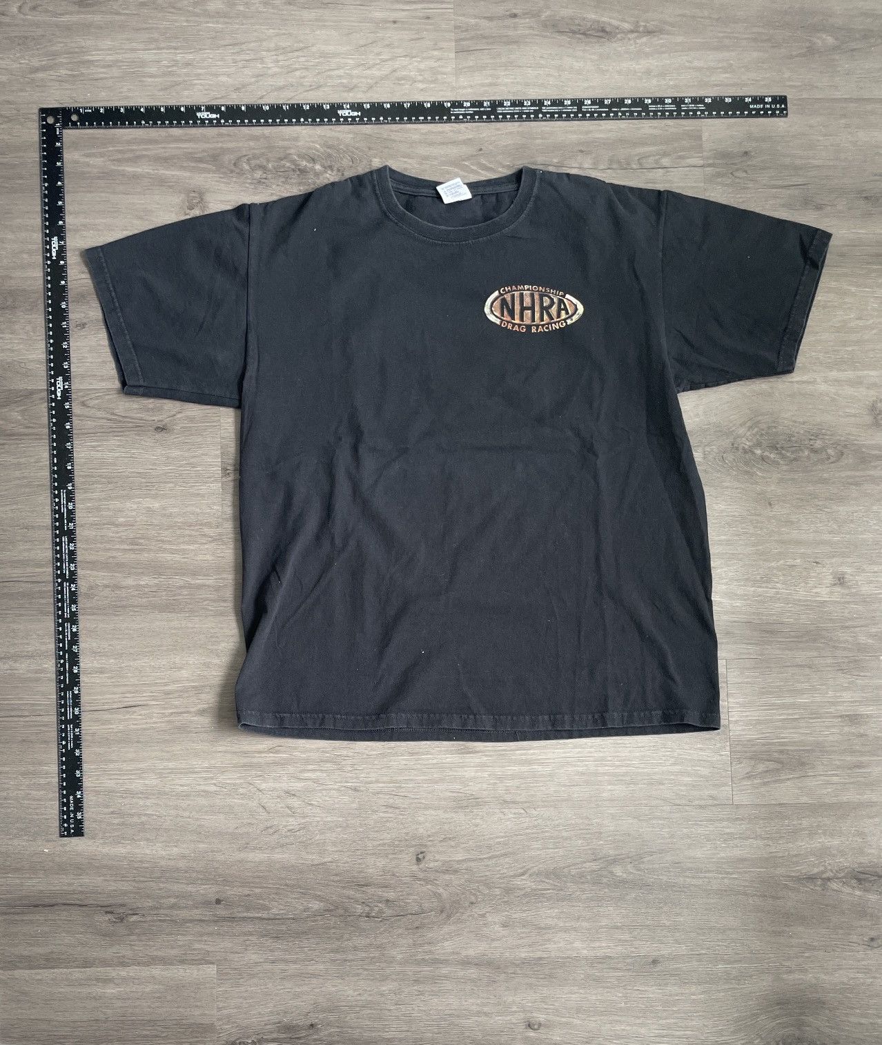 NASCAR × Vintage Y2K AOP NHRA “Drag Car Racing” Graphic Shirt (Sz. XL) Size US XL / EU 56 / 4 - 3 Thumbnail
