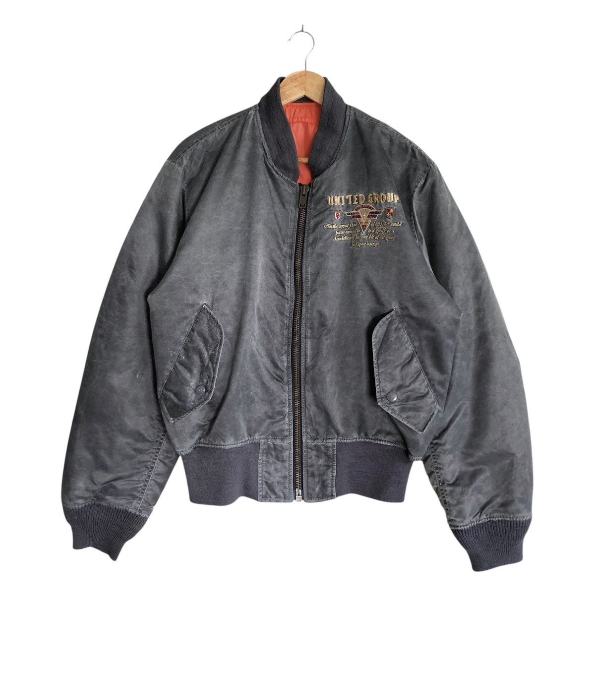 Vintage Vintage Air Force MA-1 Flight Jacket 1990s Size US M / EU 48-50 / 2 - 1 Thumbnail