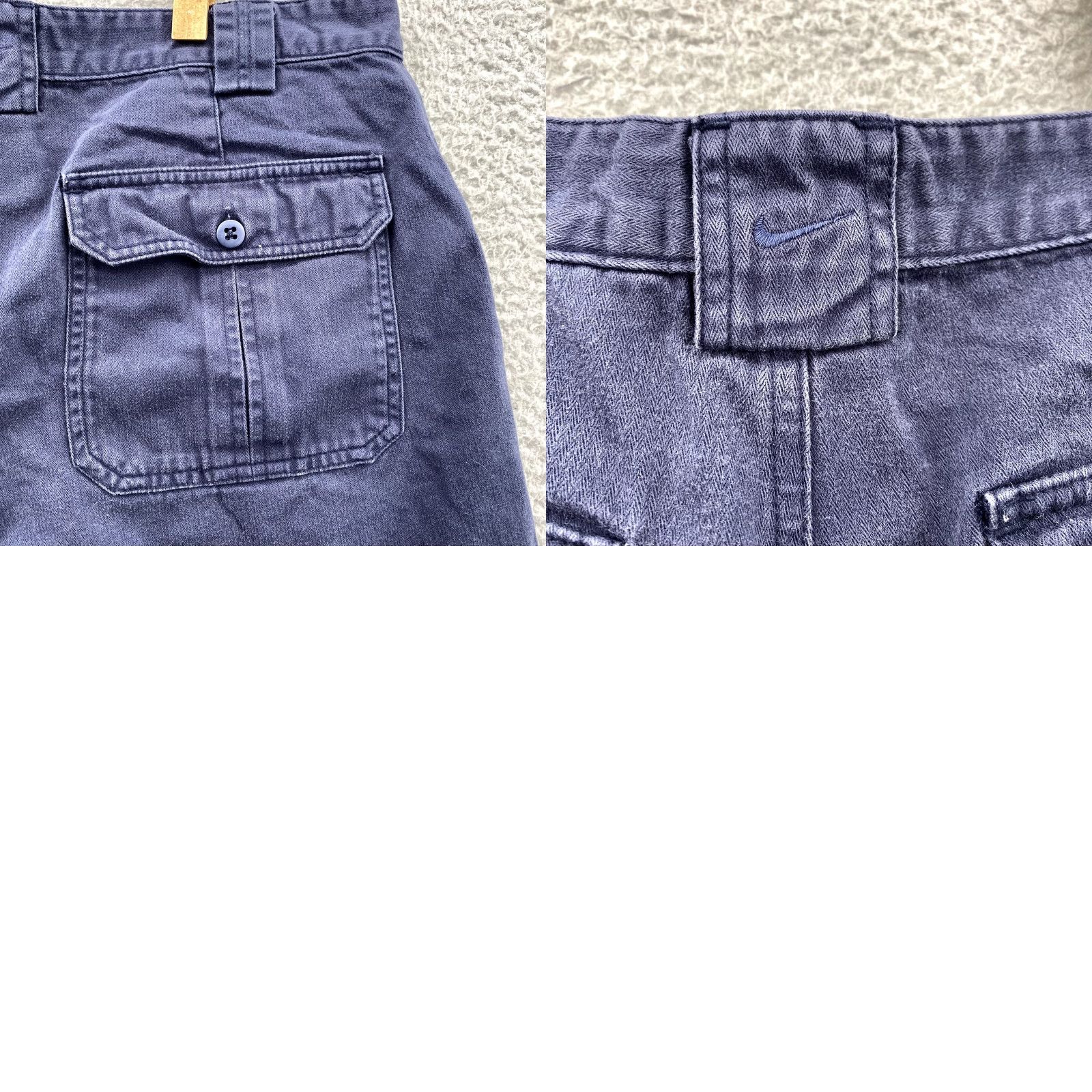 Nike Nike Golf Shorts 32 x 8 Navy Canvas Front Pocket 90's Performance Men's Nike Golf Shorts Size US 32 / EU 48 - 8 Thumbnail