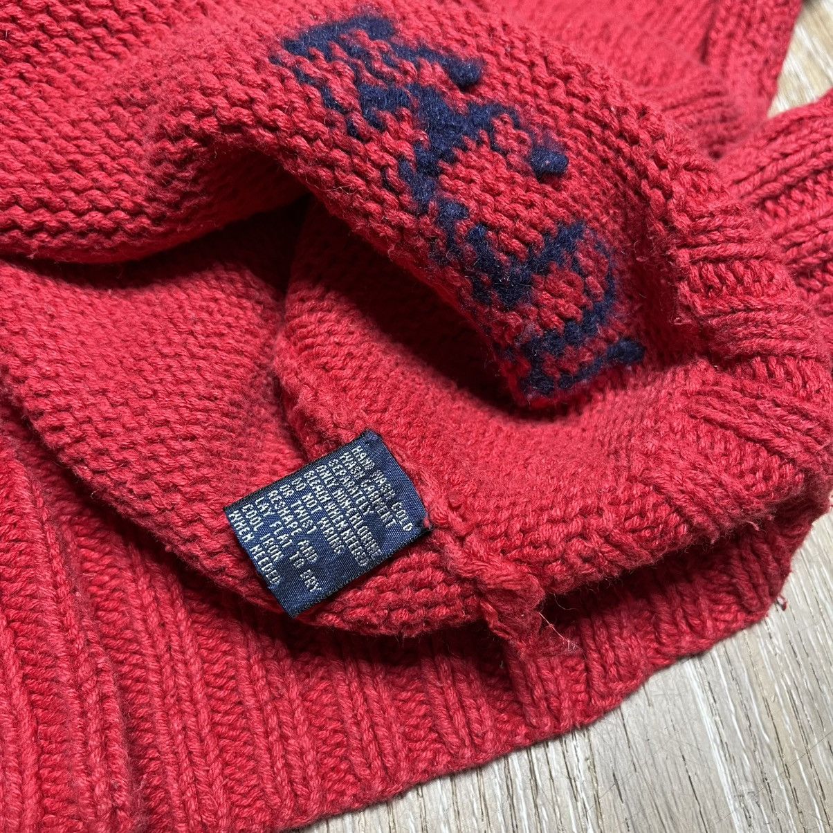 Polo Ralph Lauren × Vintage college dropout polo bear sweater Size US XL / EU 56 / 4 - 8 Thumbnail