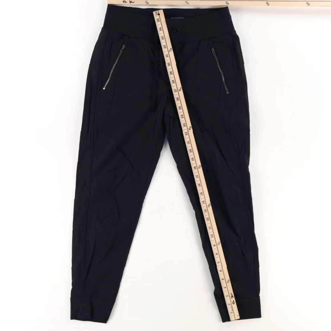 Athleta Athleta Black Women’s 4 Stretch Trekkie North Nylon Woven Jogger Pants Casual Regular Fit Pants Size 27" / US 4 / IT 40 - 2 Thumbnail