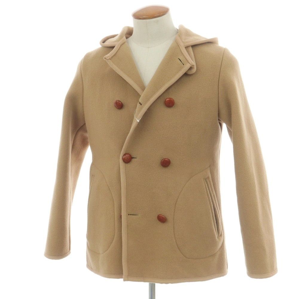 Other Mackintosh Wool Hooded Coat Leather Outerwear DUTY FREE for USA