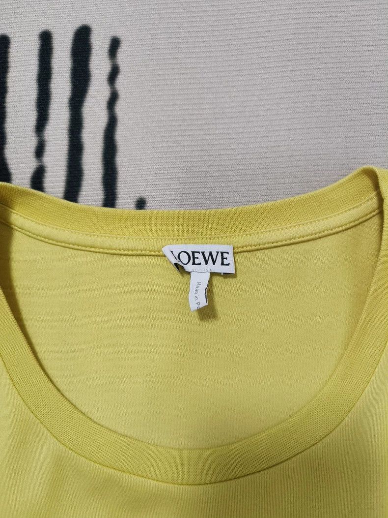 Loewe LOEWE Embroidered logo yellow short sleeve Size S / US 4 / IT 40 - 3 Thumbnail