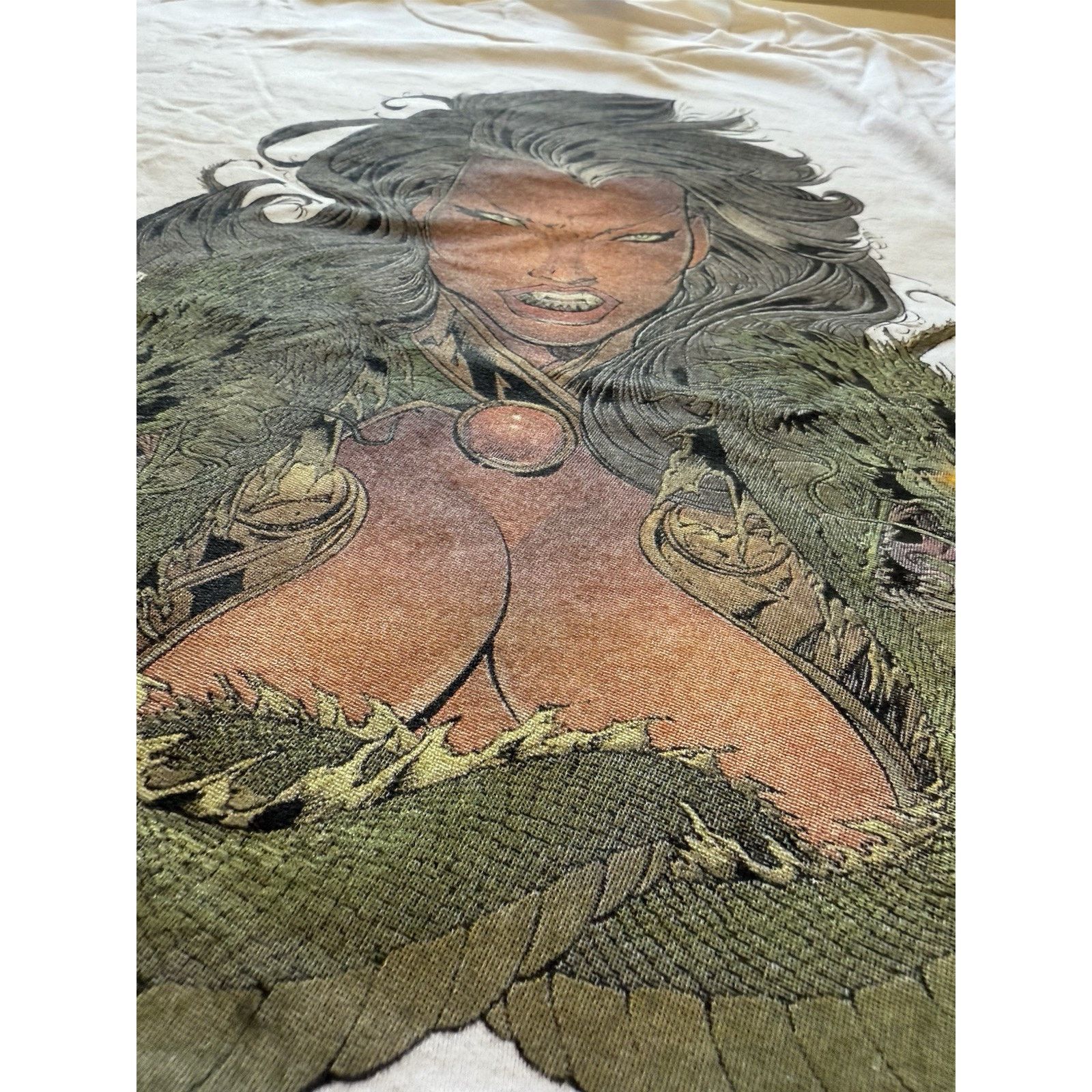 Anvil 2001 Chaos Comics Jade XL Shirt Dragon Lashley Art RARE Topp Size US XL / EU 56 / 4 - 4 Thumbnail