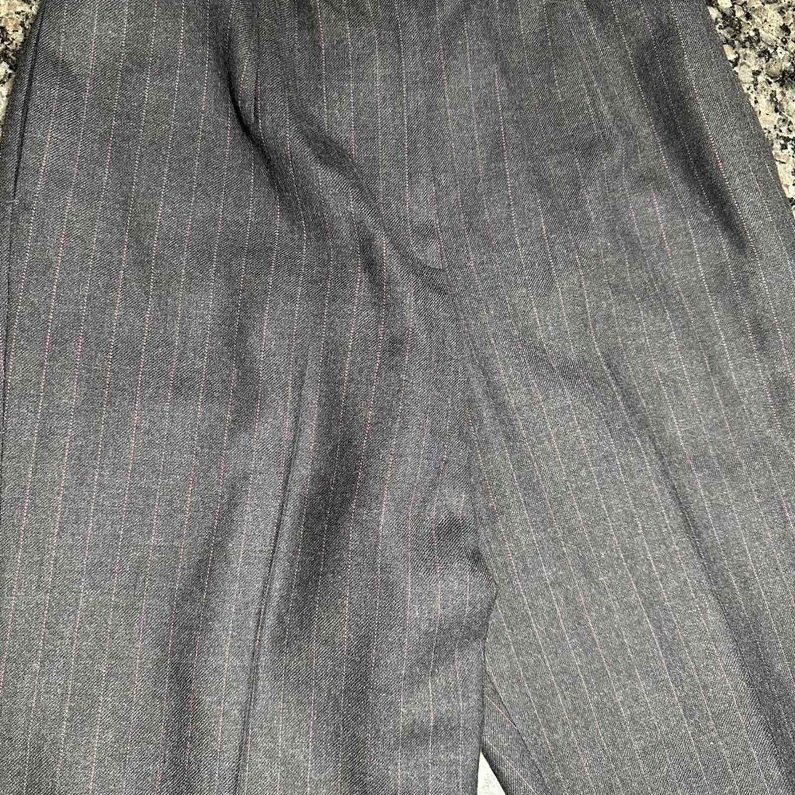 Pendleton Grey Pendleton pinstripe wool trousers #preppy #wooltrousers Size 32" / US 10 / IT 46 - 2 Thumbnail