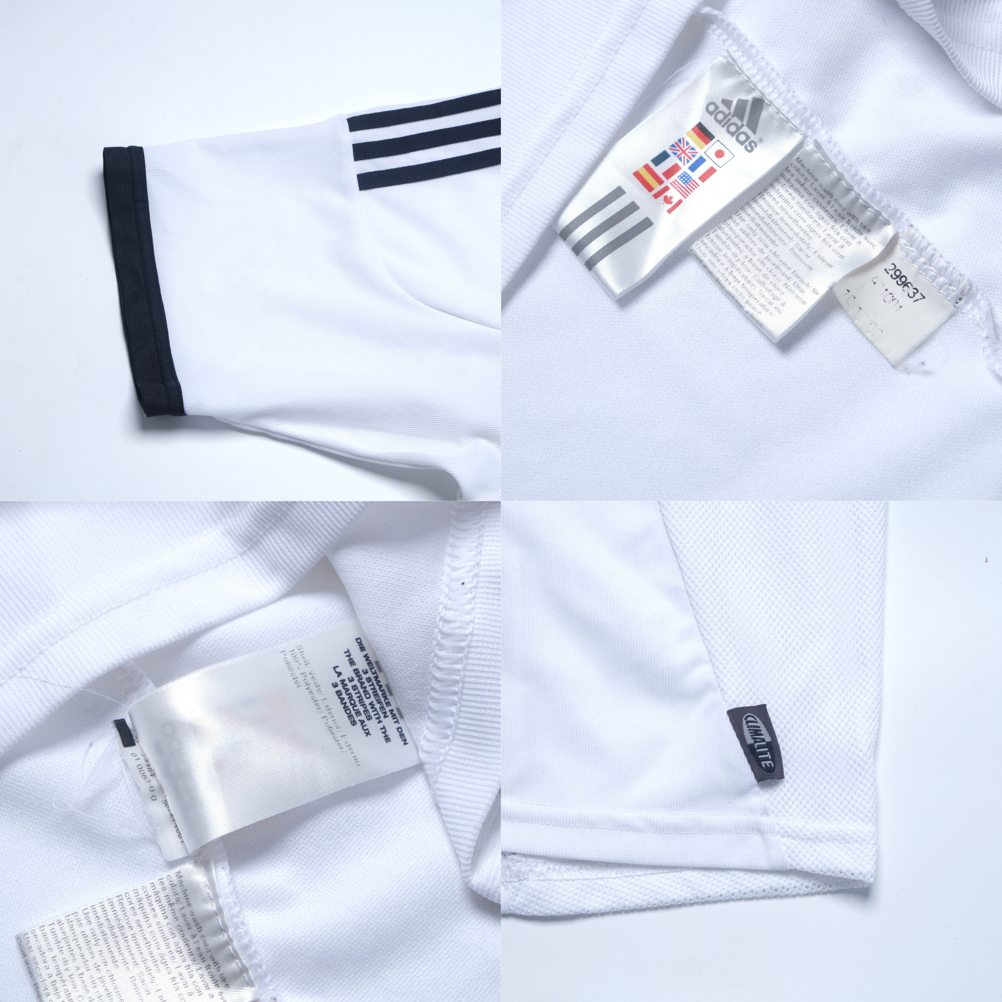 Adidas 2002/03 Germany Home Shirt Adidas Ballack (L) Size US L / EU 52-54 / 3 - 7 Thumbnail