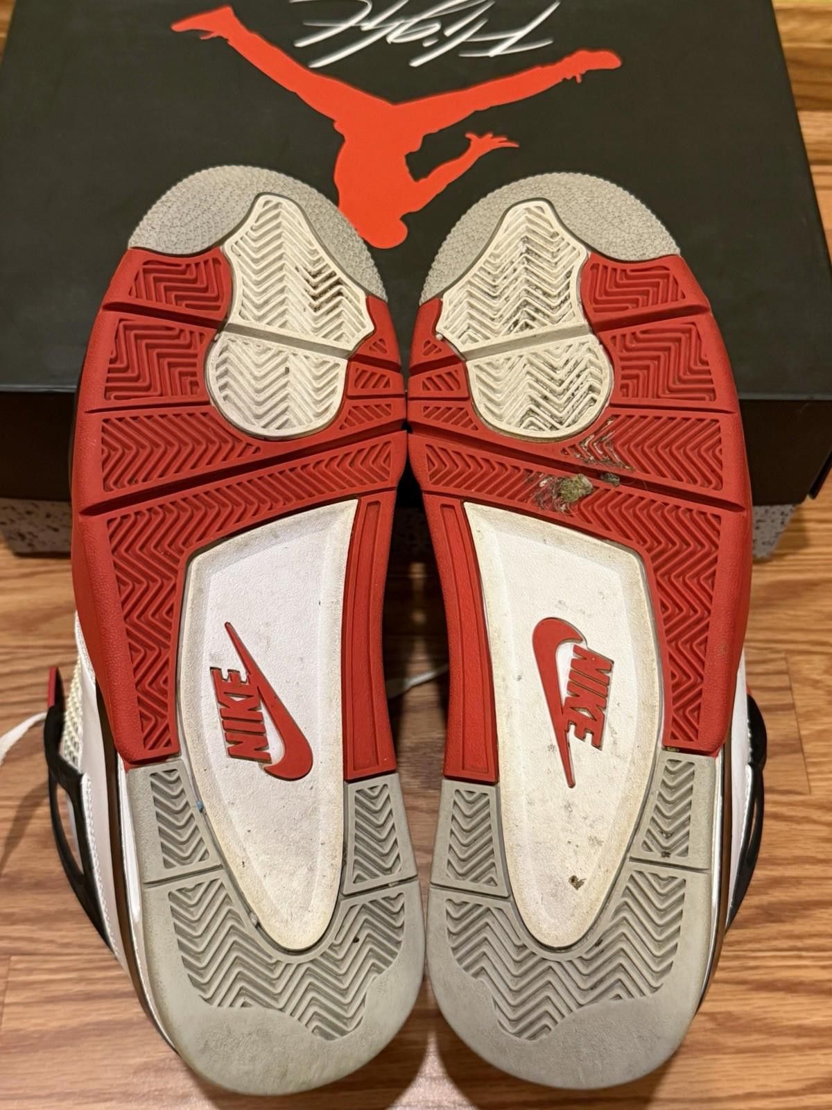 Jordan Brand Nike Air Jordan 4 Retro Fire Red 2020 Size 10 DC7770-160 Size US 10 / EU 43 - 5 Thumbnail