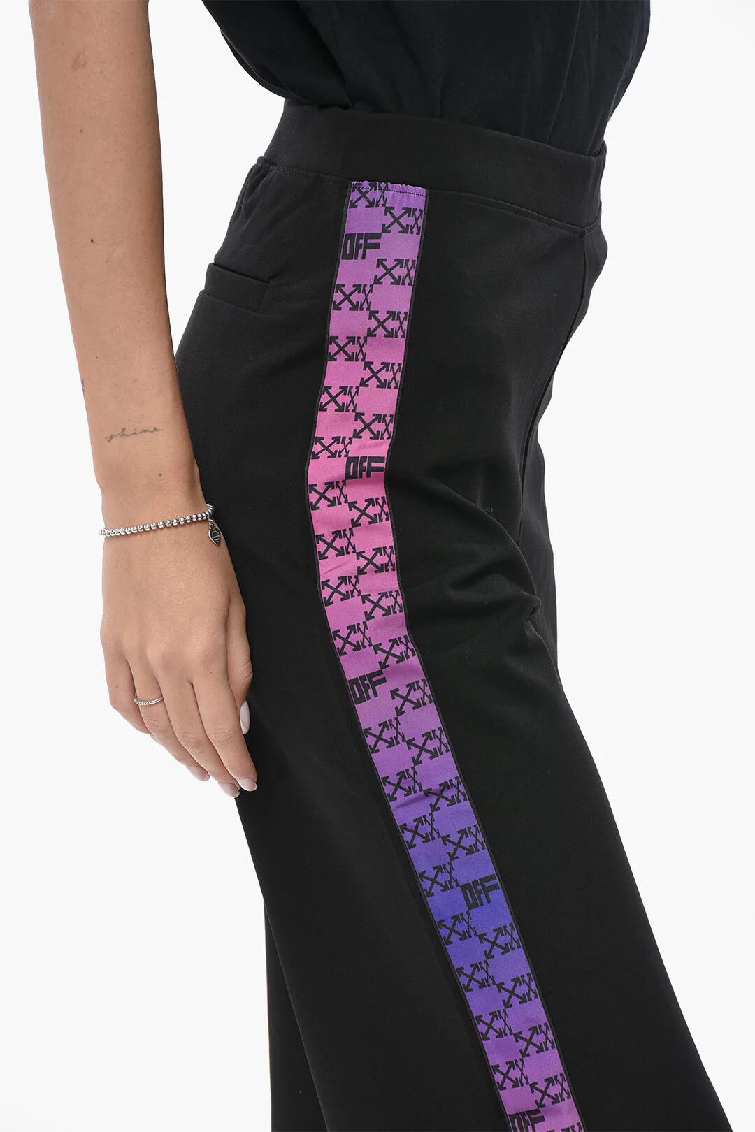 Off-White og1mm0426 Track Pant in Black Size 32" / US 10 / IT 46 - 3 Thumbnail