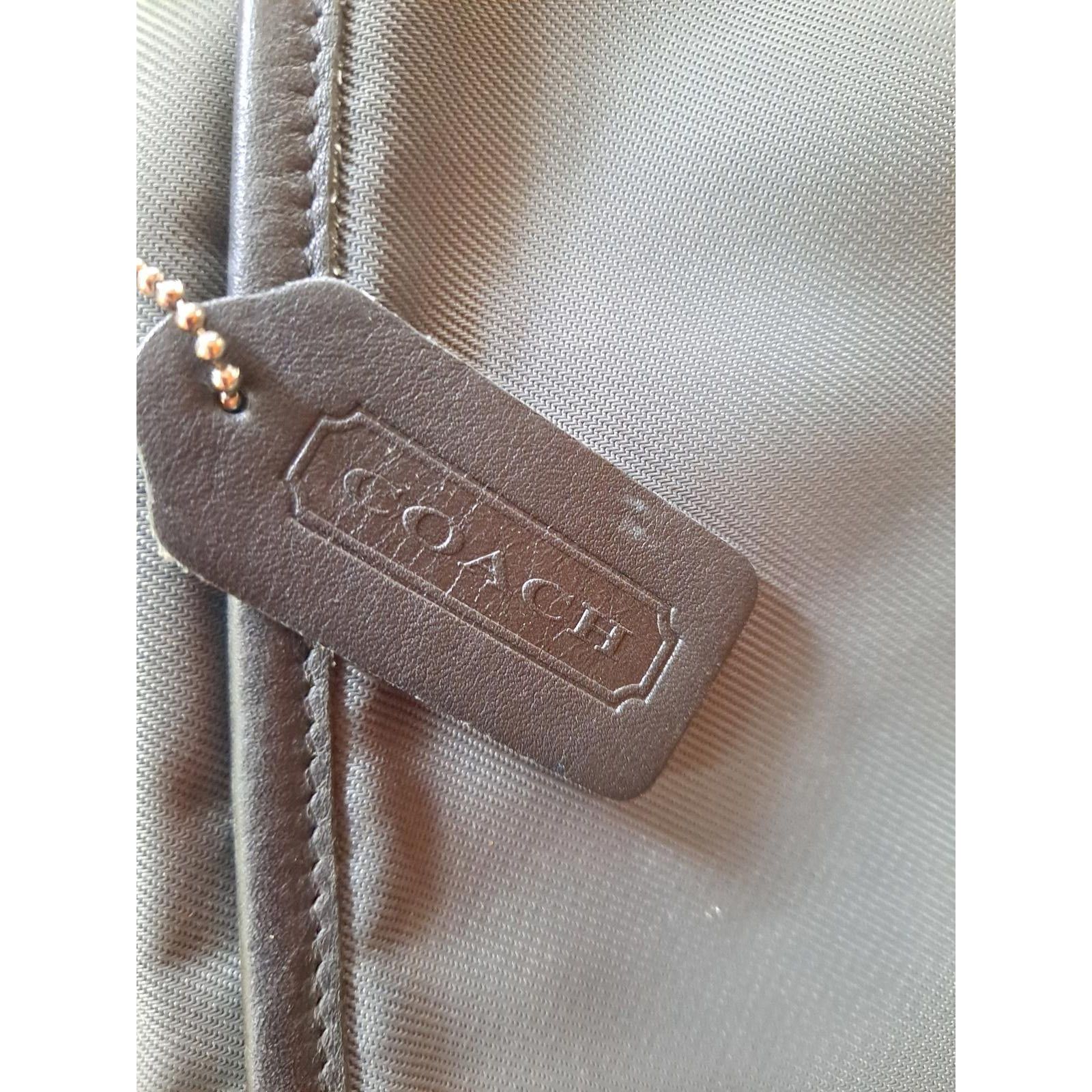 Coach Vintage Coach Messenger Bag Green Canvas Size ONE SIZE - 3 Thumbnail