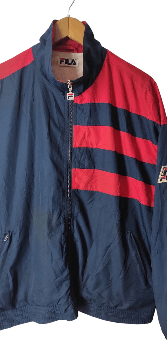 Fila VINTAGE FILA USA EMBROIDERY WINDBREAKER JACKET Size US L / EU 52-54 / 3 - 6 Thumbnail