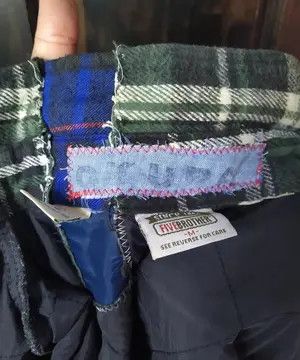 FiveBrother Reworked Five Brother Custom Patchwork Flannel Shirt Size US L / EU 52-54 / 3 - 7 Thumbnail