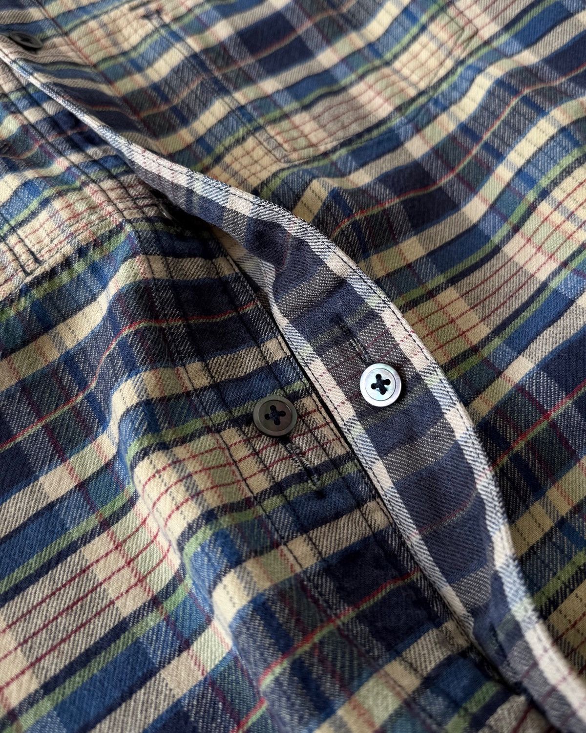 Nigel Cabourn NIGEL CABOURN CHECK REVERSIBLE SHIRT Size US M / EU 48-50 / 2 - 9 Thumbnail