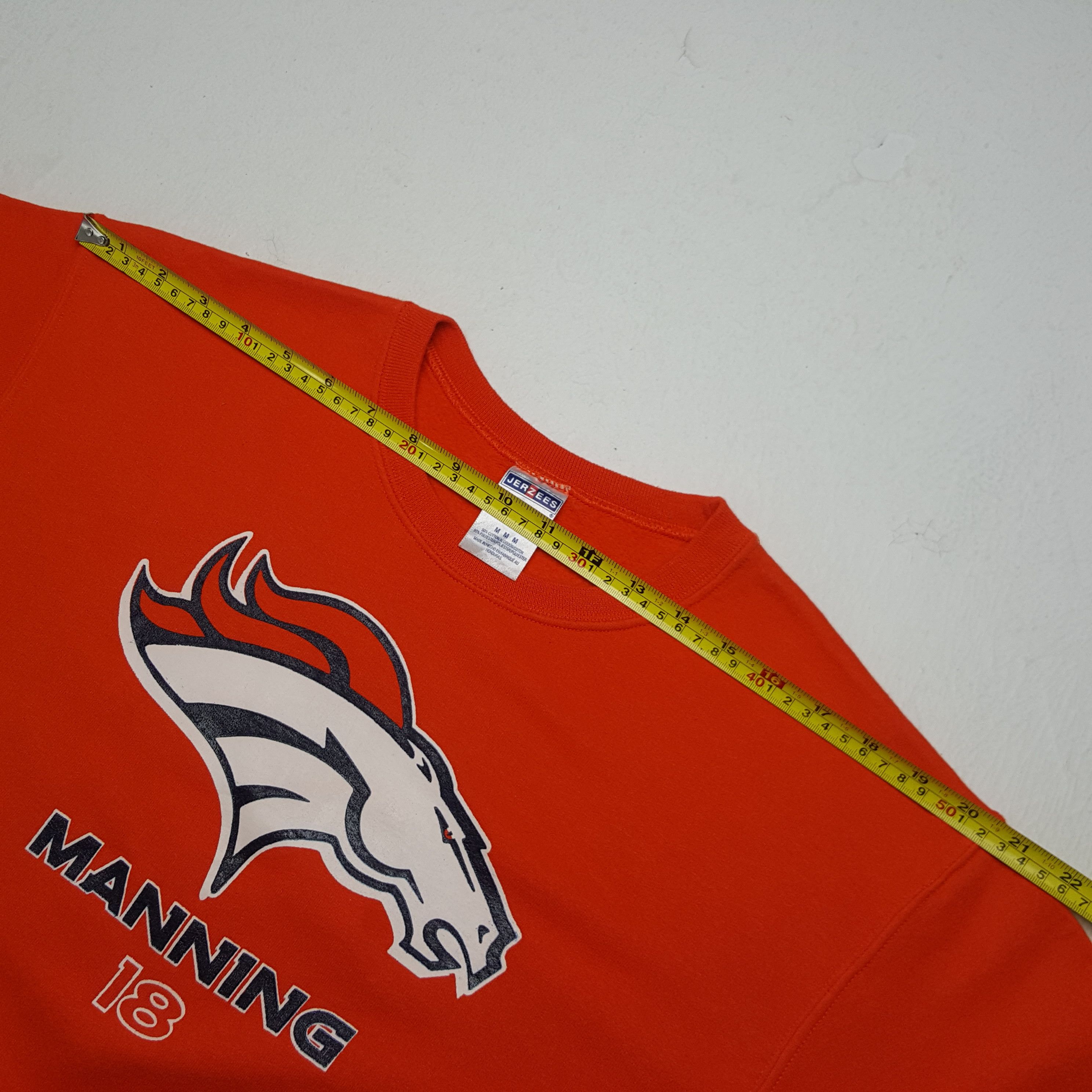 NFL × Vintage Vintage Manning 18 American Football Team NfFL Sweatshirt Size US M / EU 48-50 / 2 - 5 Thumbnail