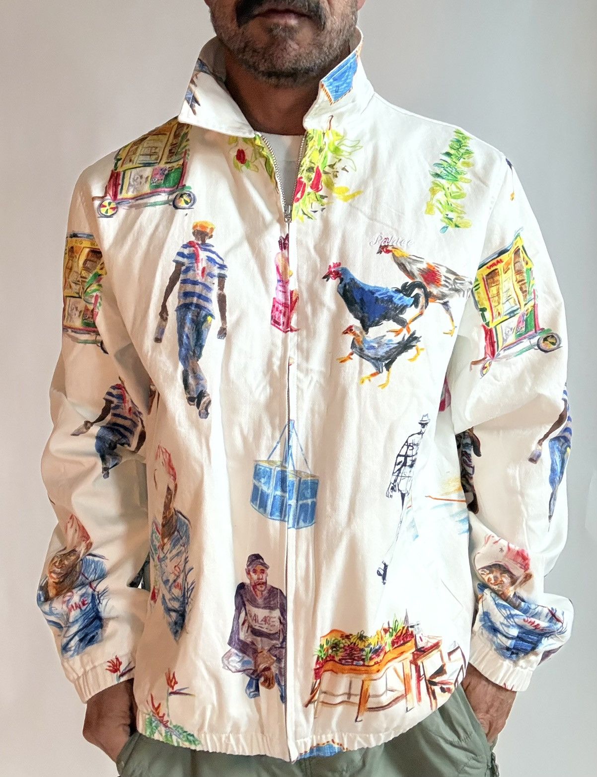 Palace Palace Trolley Jacket XL - white - New With Tags Size US XL / EU 56 / 4 - 1 Thumbnail