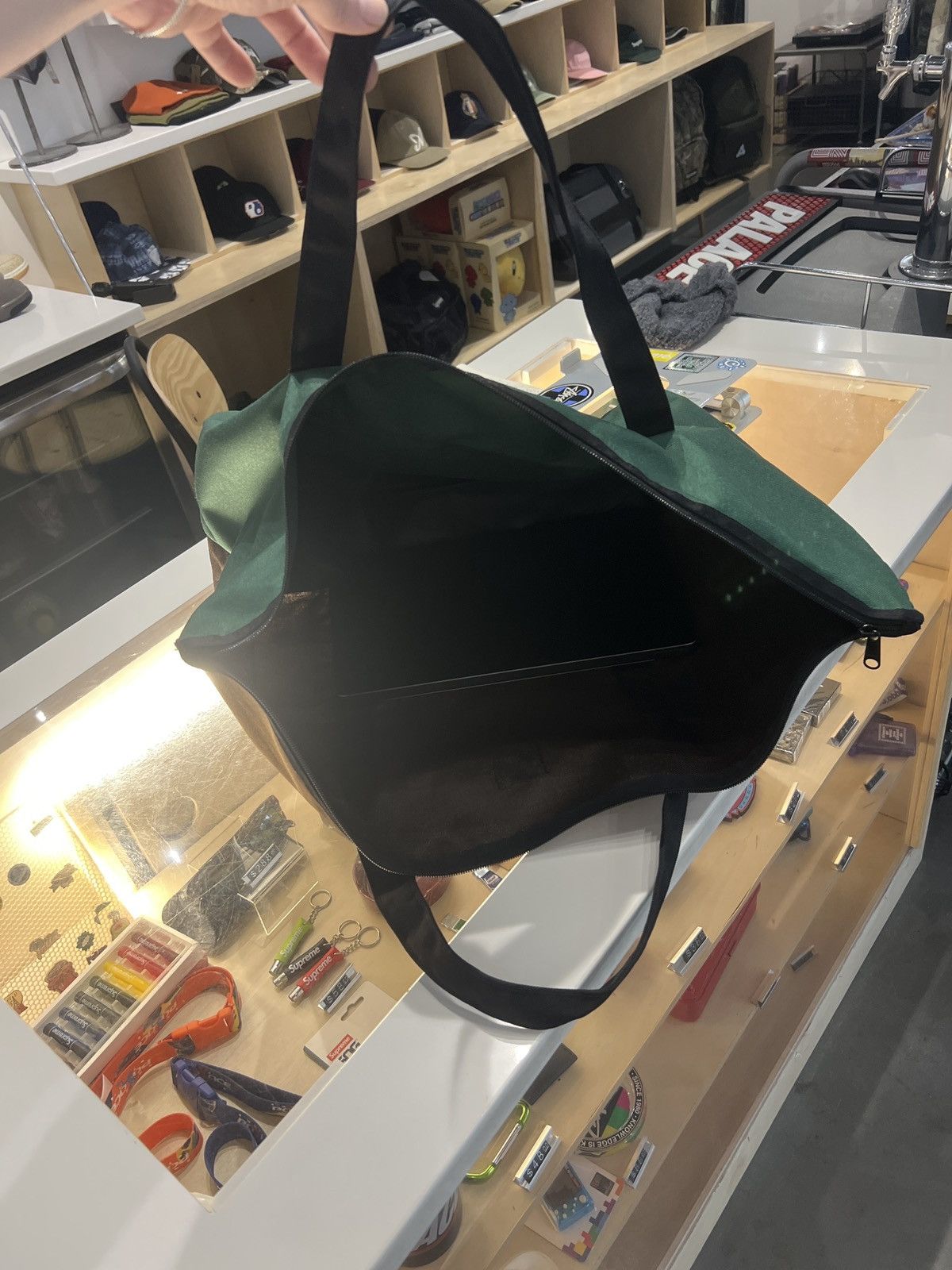 Noah Noah Nylon Tote Green/Brown Size ONE SIZE - 3 Thumbnail