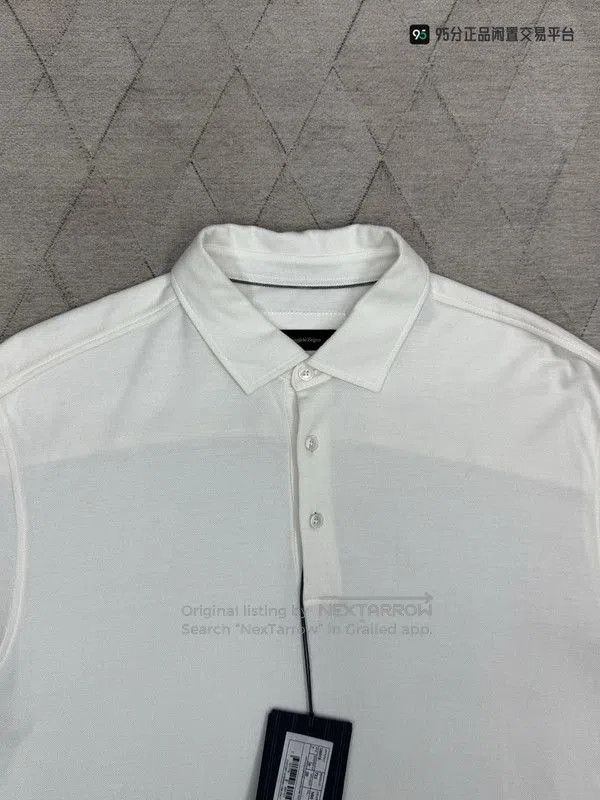 Ermenegildo Zegna Zegna Unisex Sea Island Cotton Silk Polo Shirt. Size US XL / EU 56 / 4 - 1 Thumbnail