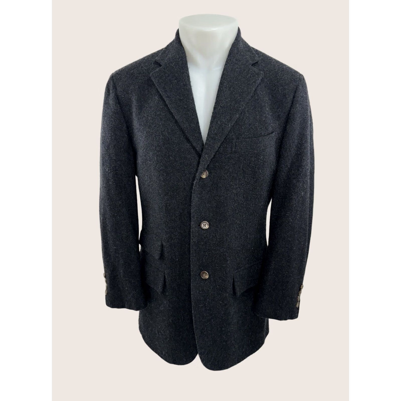 Ralph Lauren POLO RALPH LAUREN Blue Mens Blazer Jacket Italy CASHMERE 38 R Size US M / EU 48-50 / 2 - 1 Thumbnail