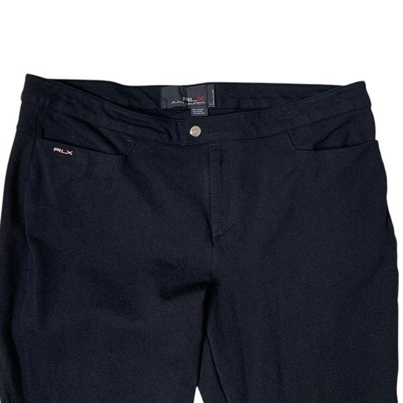 Ralph Lauren Ralph Lauren Women's Large Casual Pants Black 4 Way Stretch Size 36" / US 14 / IT 50 - 9 Thumbnail