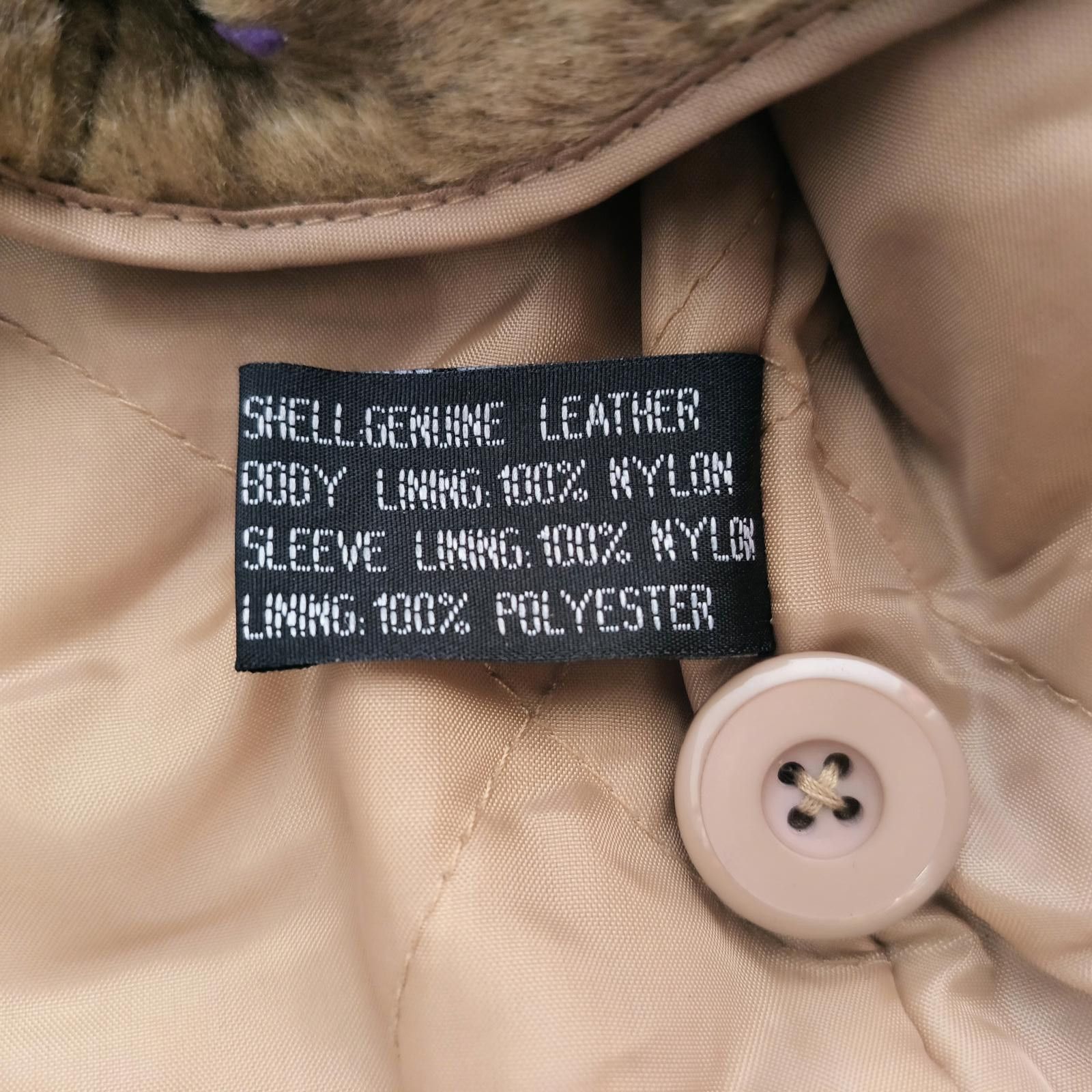 Other Dimension New York Men's Tan Leather Vintage Jacket Size M Size US M / EU 48-50 / 2 - 12 Thumbnail