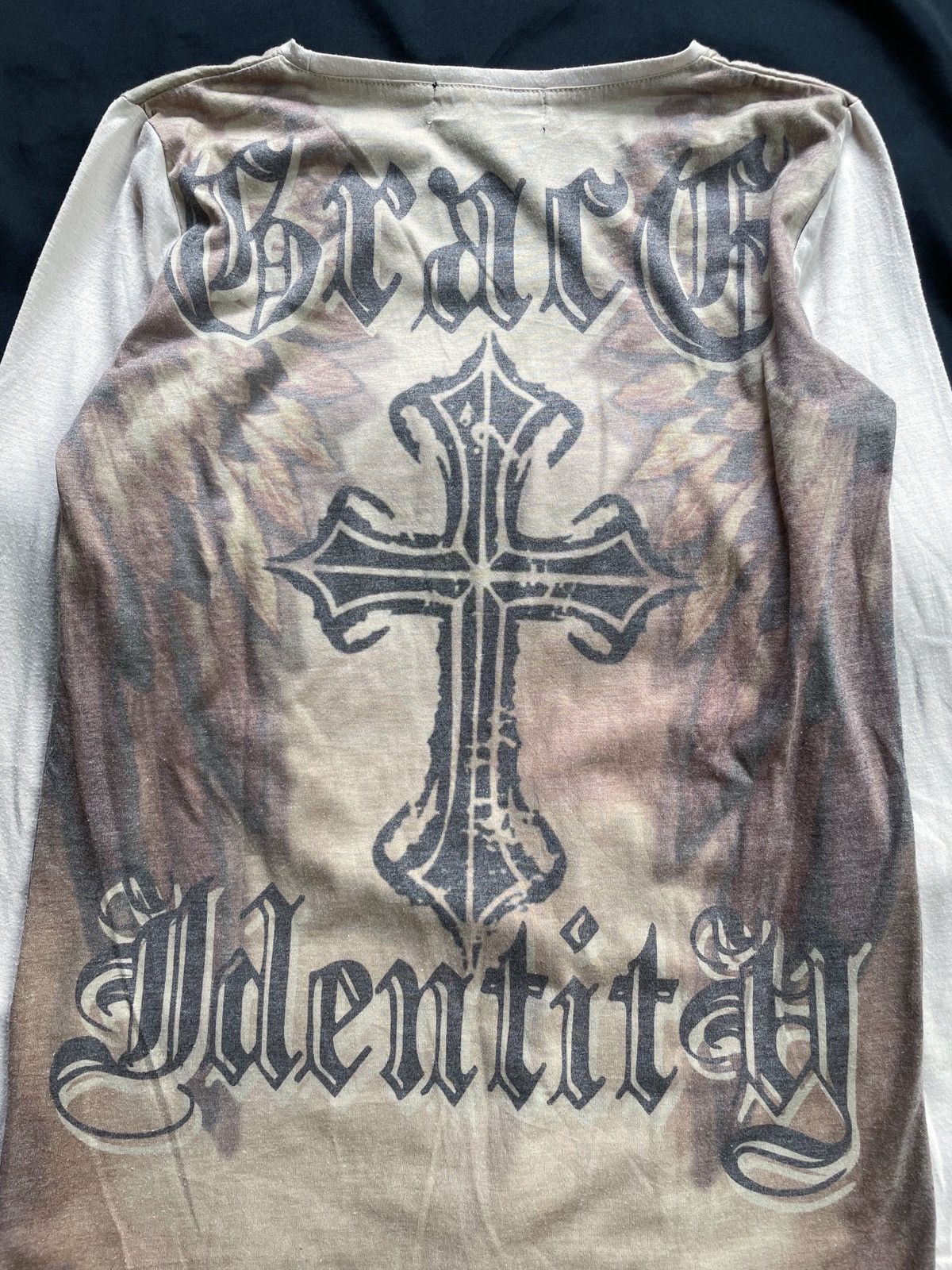 Japanese Brand GRAVE IDENTITY PRINTED LONG SLEEVE Size US M / EU 48-50 / 2 - 10 Thumbnail