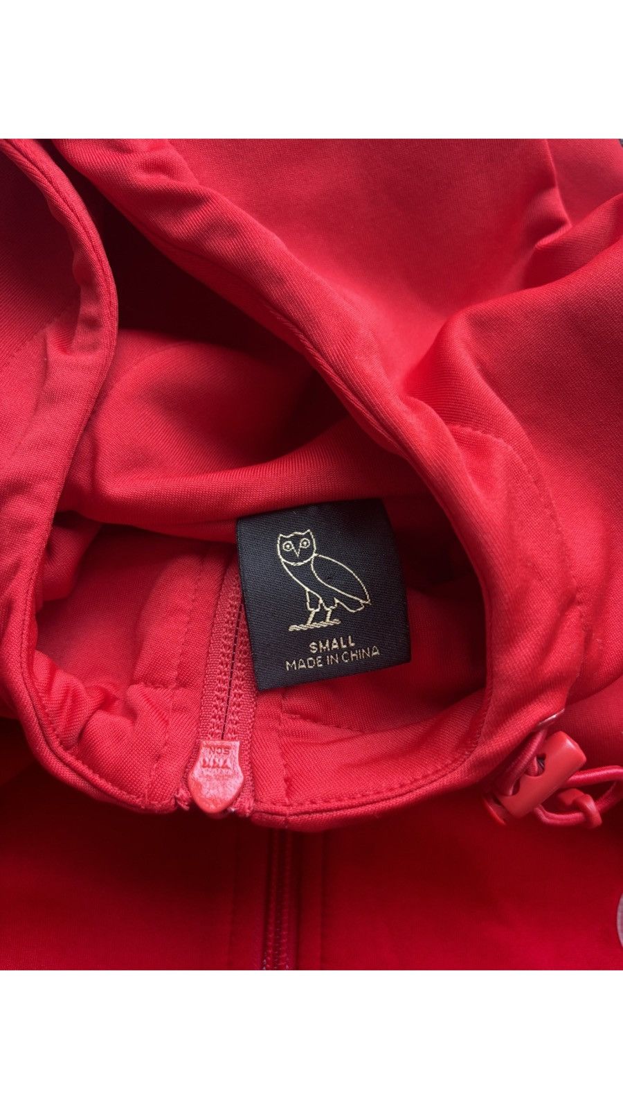Other OVO (October's Very Own) Men's Red Zip Up Track Jacket Size US S / EU 44-46 / 1 - 4 Thumbnail