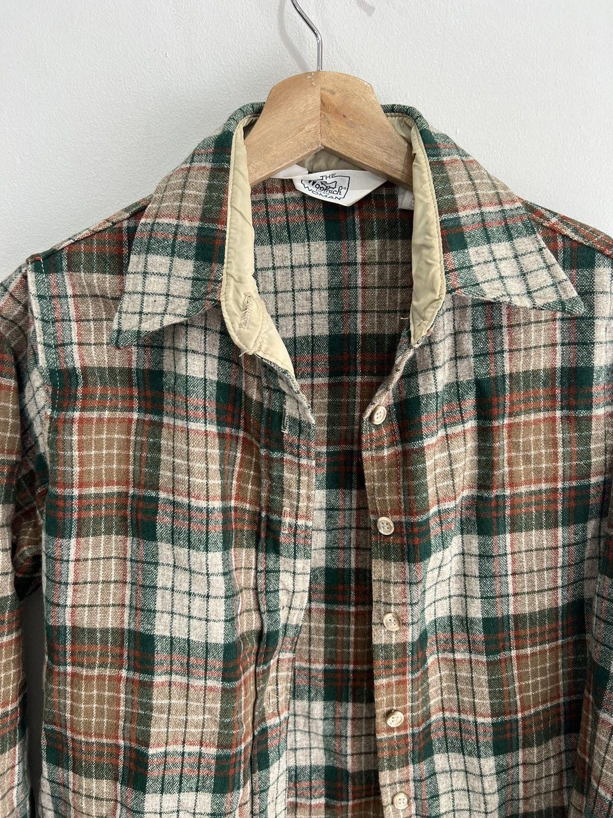 Vintage Vintage Woolrich Womens Plaid Flannel Button Shirt Size L / US 10 / IT 46 - 2 Thumbnail