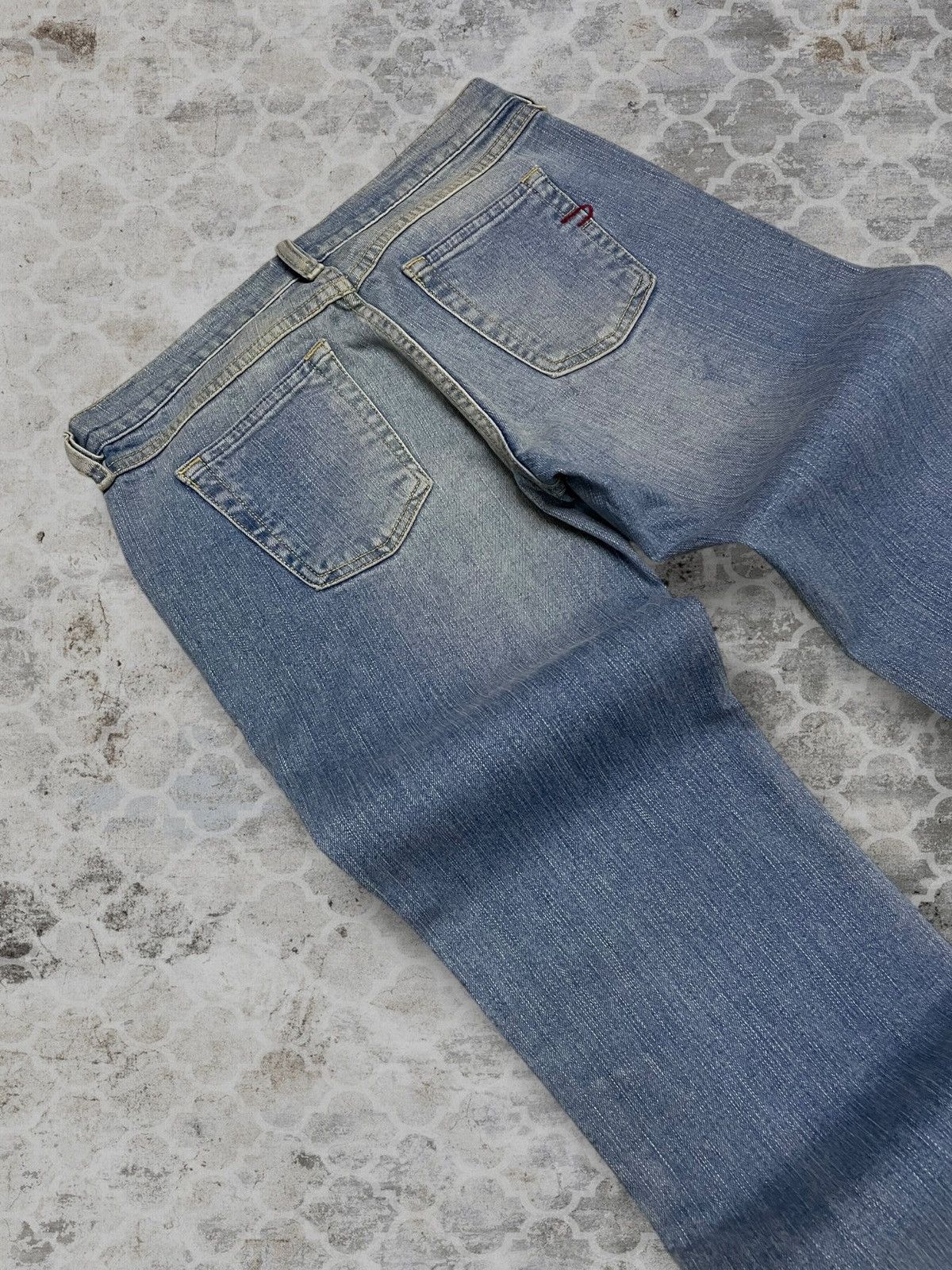 Diesel Vintage Authentic Designer Diesel Flared Blue Denim Size US 28 / EU 44 - 15 Thumbnail