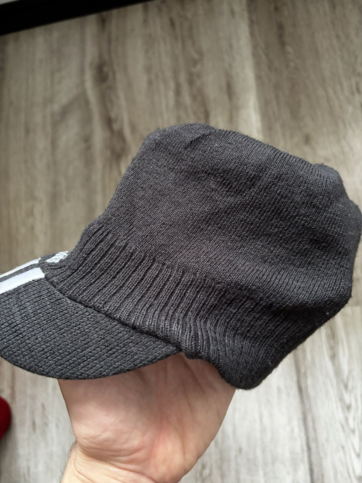 Adidas RARE Adidas Beanie Hat Black Stripes Logo 2010 Archive Size ONE SIZE - 18 Thumbnail
