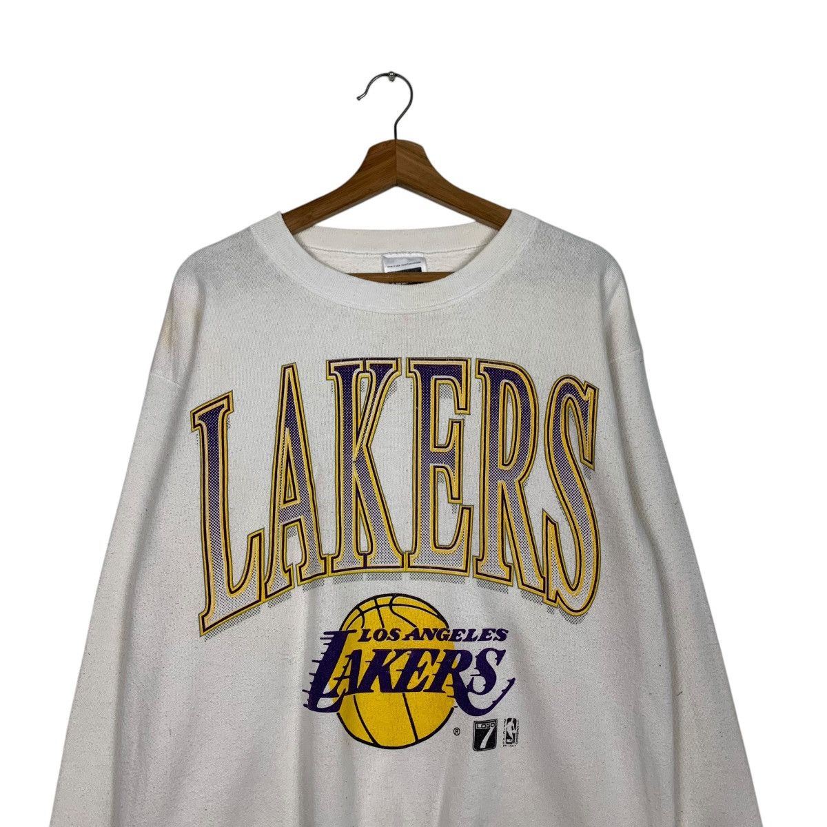 Tultex LOS ANGELES LAKERS Big Logo Sweatshirts Nba Logo 7 #2018-C88 Size US L / EU 52-54 / 3 - 2 Thumbnail