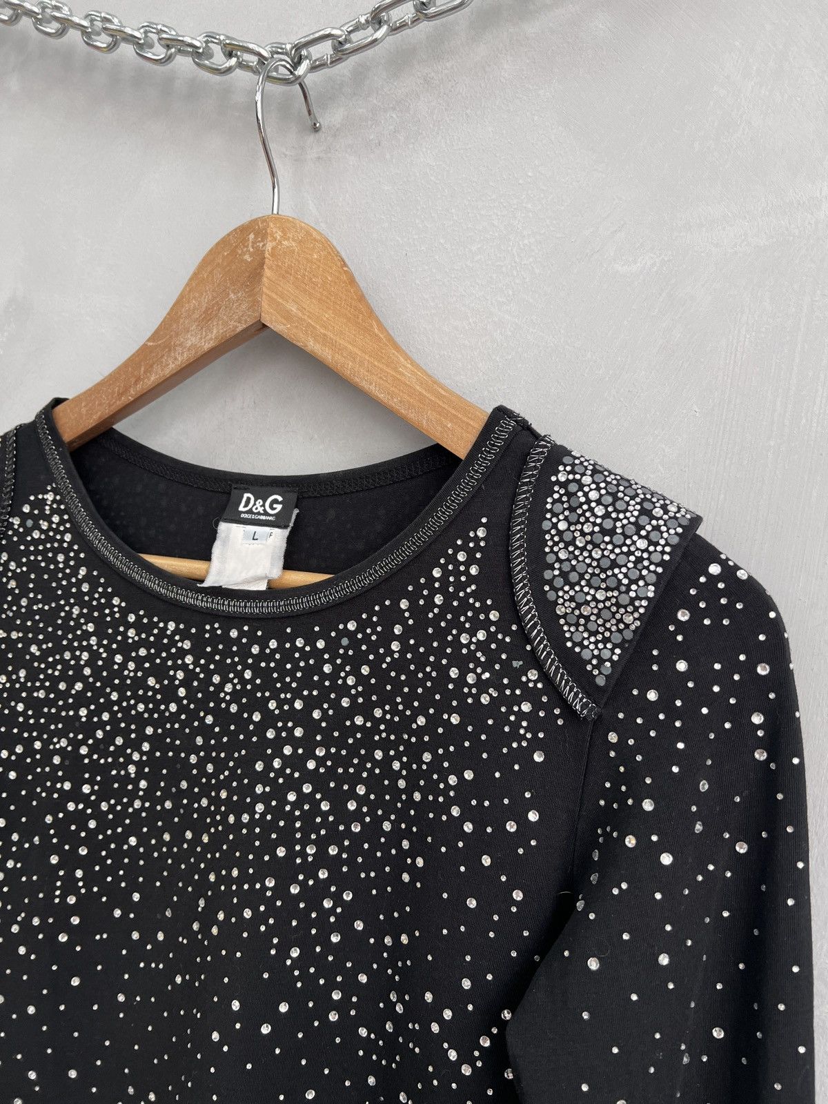 Dolce & Gabbana × Hysteric Glamour hystericglamour style Strass dolce gabbana longsleeve tee Size L / US 10 / IT 46 - 4 Thumbnail