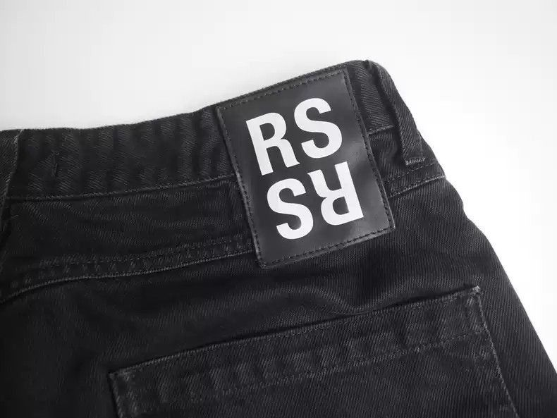 Raf Simons Raf Simons Blue-black stitching double-layer jeans Size US 29 - 5 Thumbnail