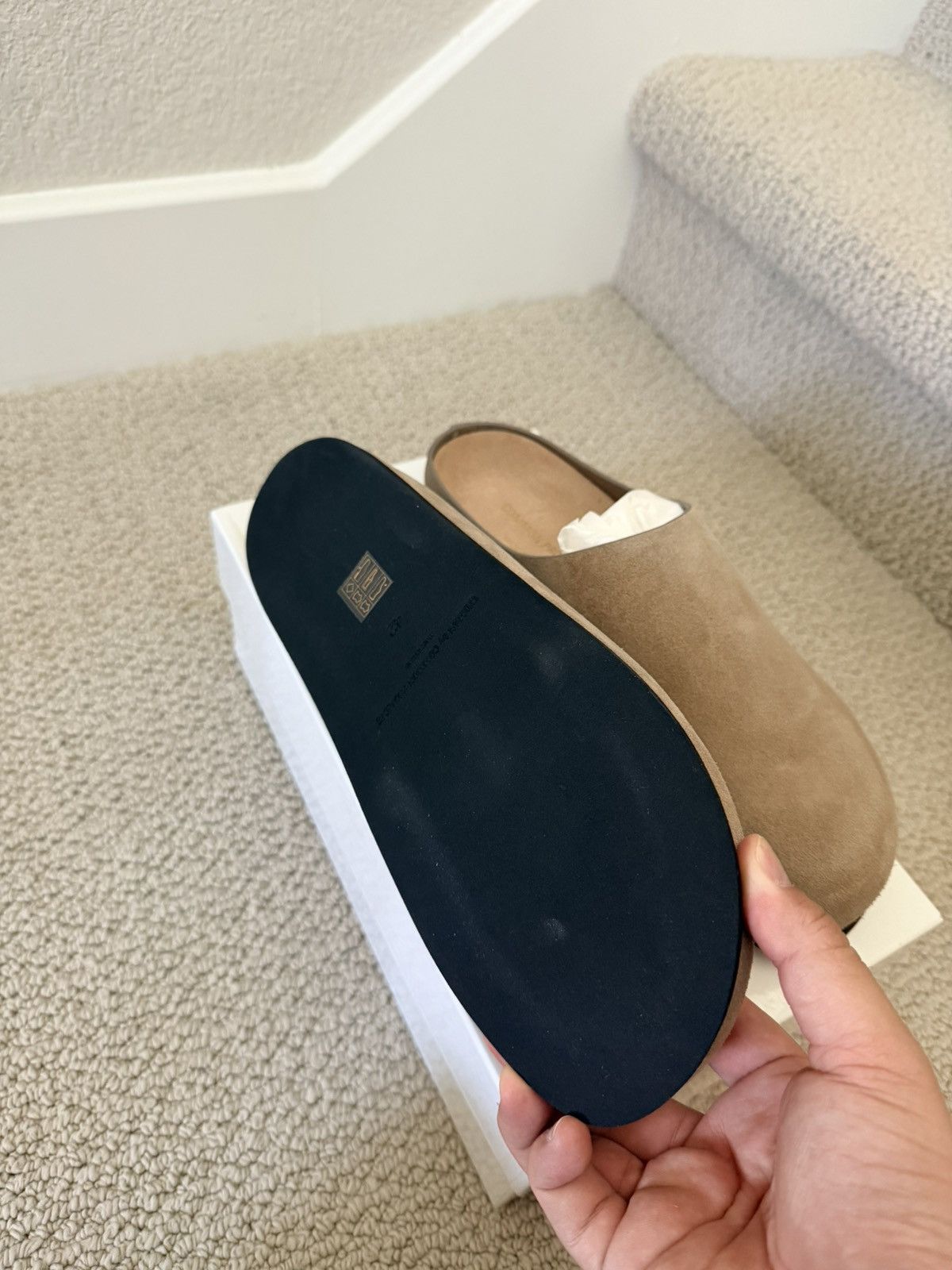 Common Projects Common Projects Women’s Suede Taupe Clog Size 42 Size US 12 / IT 42 - 3 Thumbnail