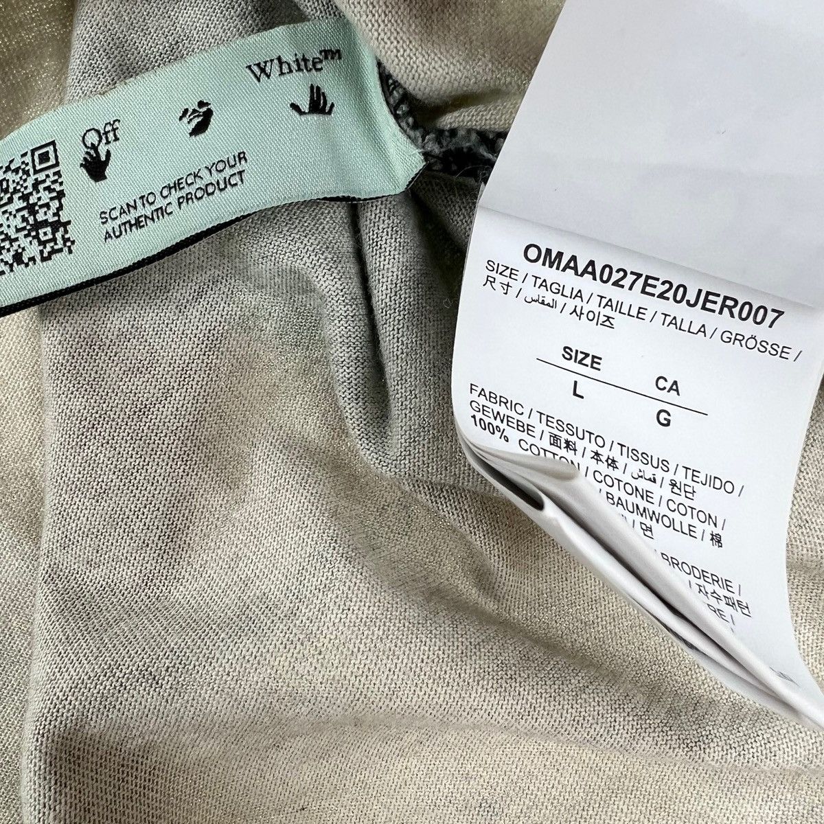 Off-White Off-White Stencil Arrows Camo T Shirt Size US L / EU 52-54 / 3 - 4 Thumbnail