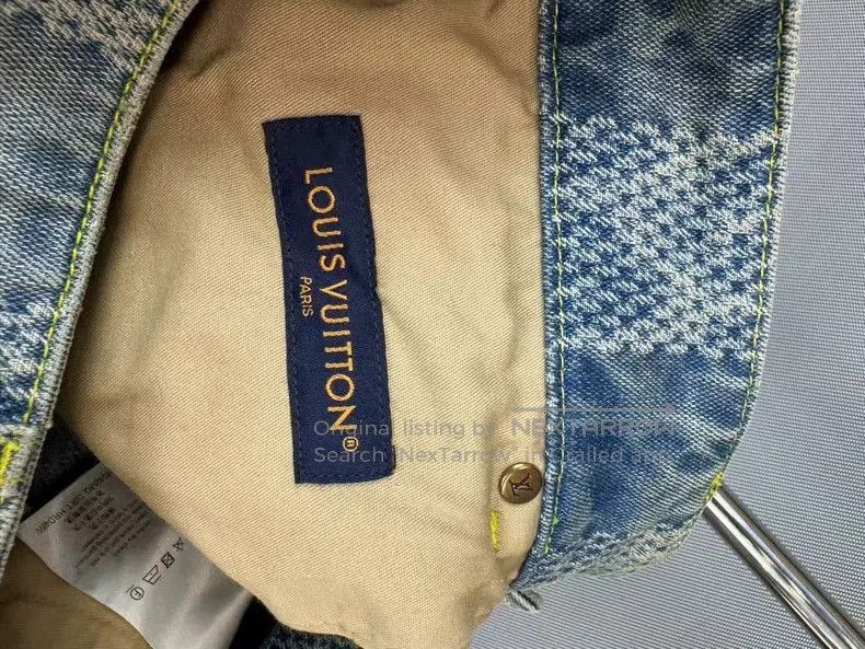 Louis Vuitton Louis Vuitton Blue Checkerboard Jeans. Size US 32 / EU 48 - 5 Thumbnail