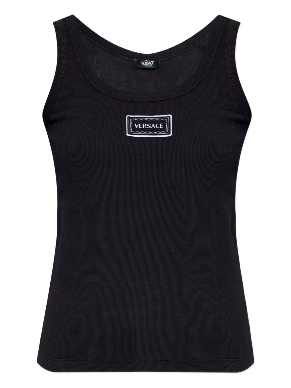 Versace LOGO COTTON TANK TOP Size M / US 6-8 / IT 42-44 - 1 Thumbnail