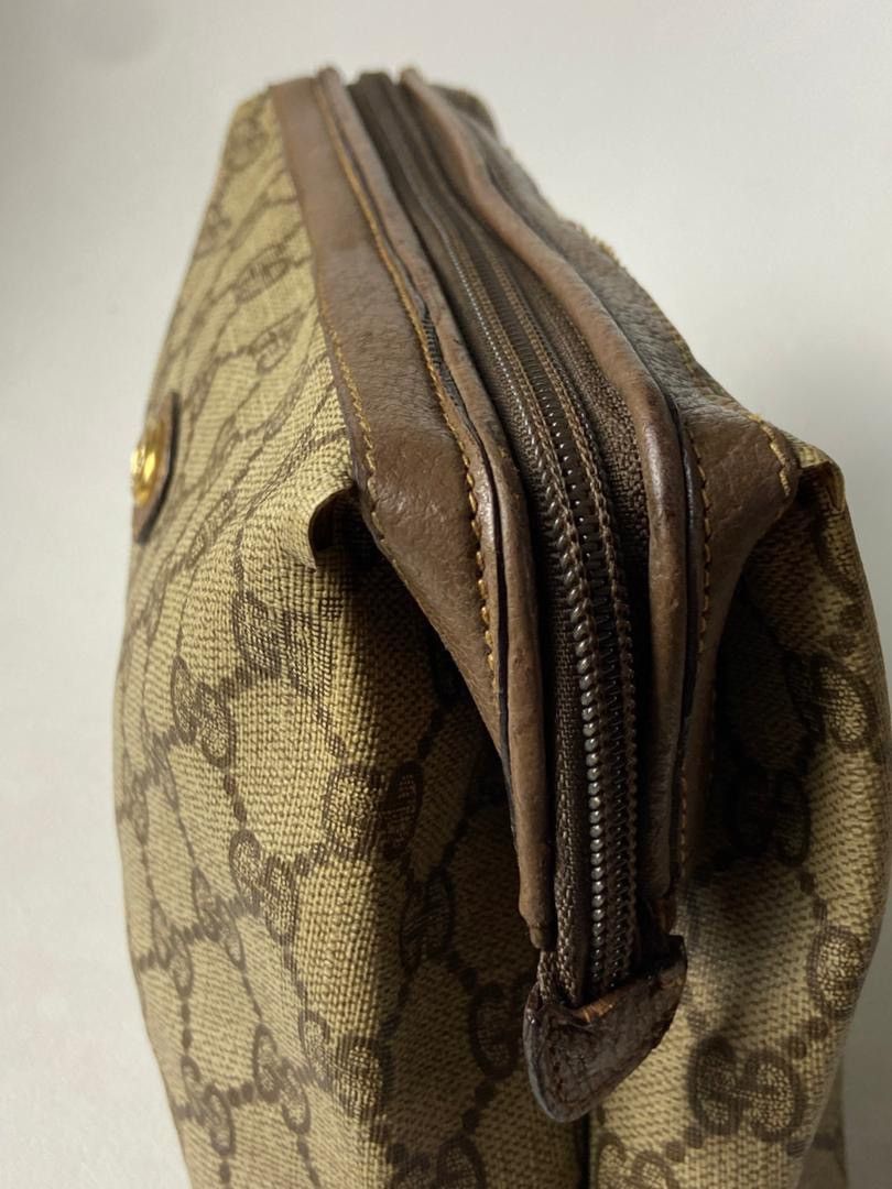 Gucci Vintage GG Supreme Gucci Canvas Pouch (201) Size ONE SIZE - 12 Thumbnail