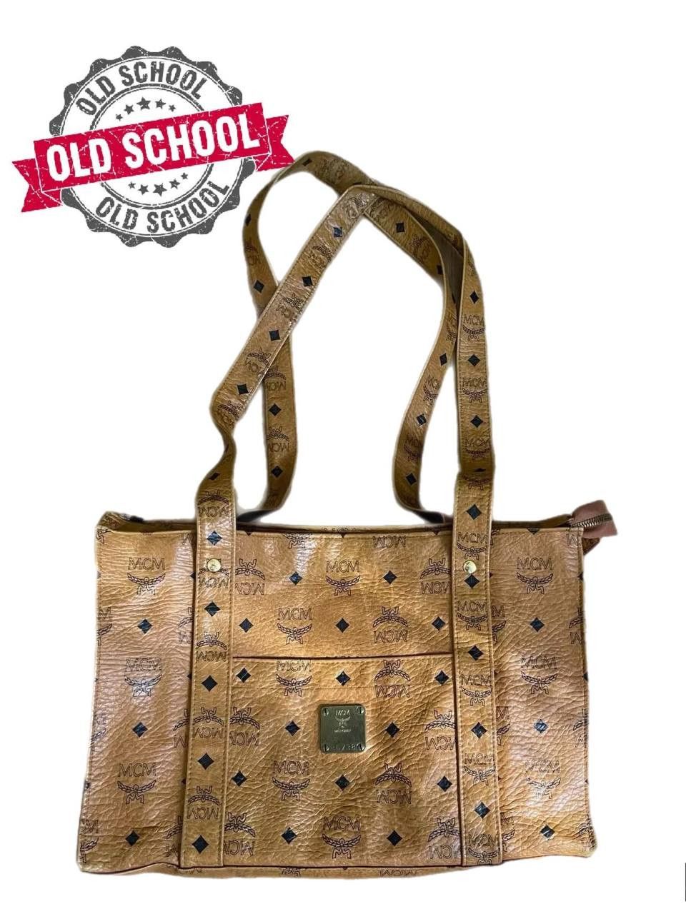 Vintage MCM Monogram Shoulder Bag