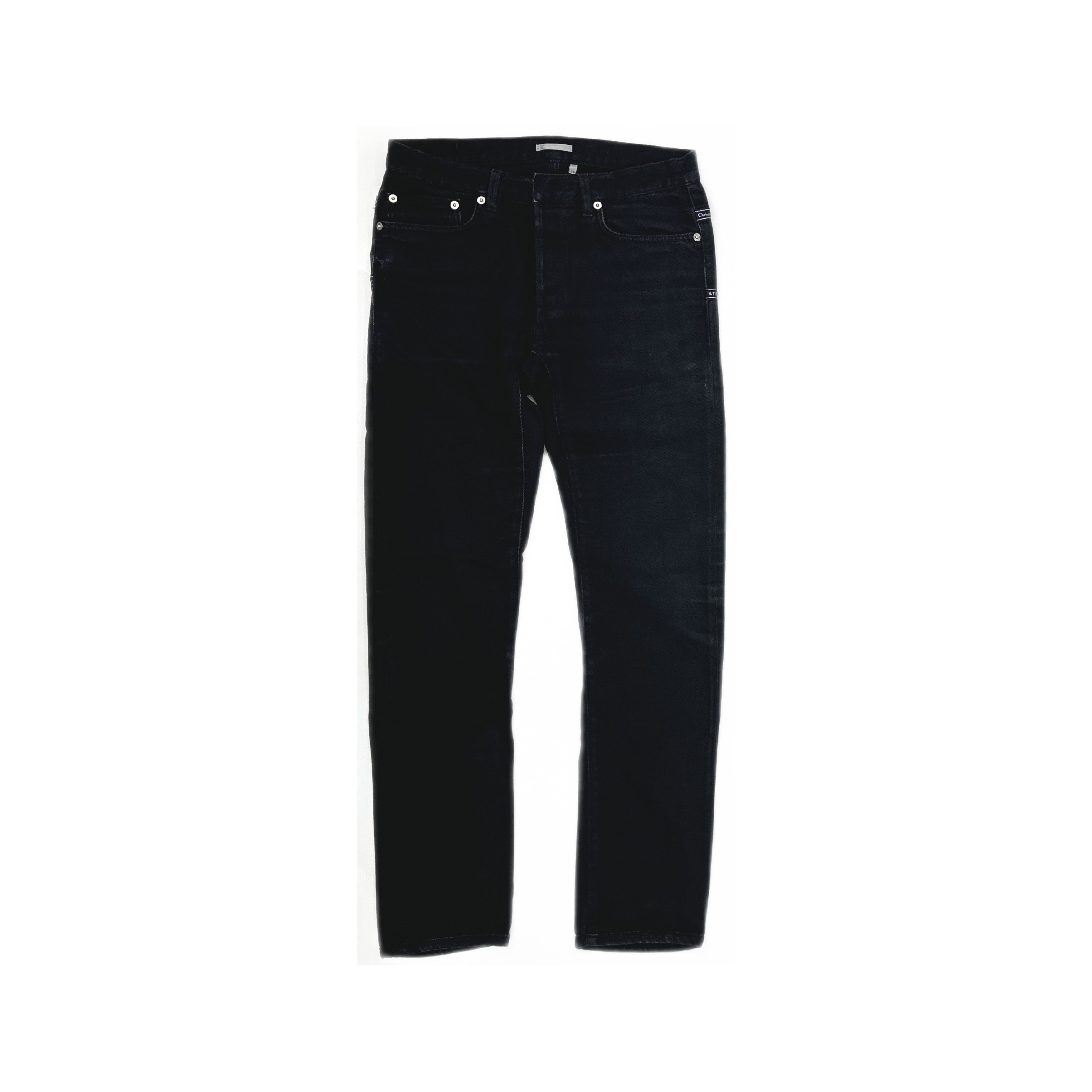 Dior Dior Atelier Logo Black Denim Jeans Size 28 Size US 28 / EU 44 - 1 Thumbnail
