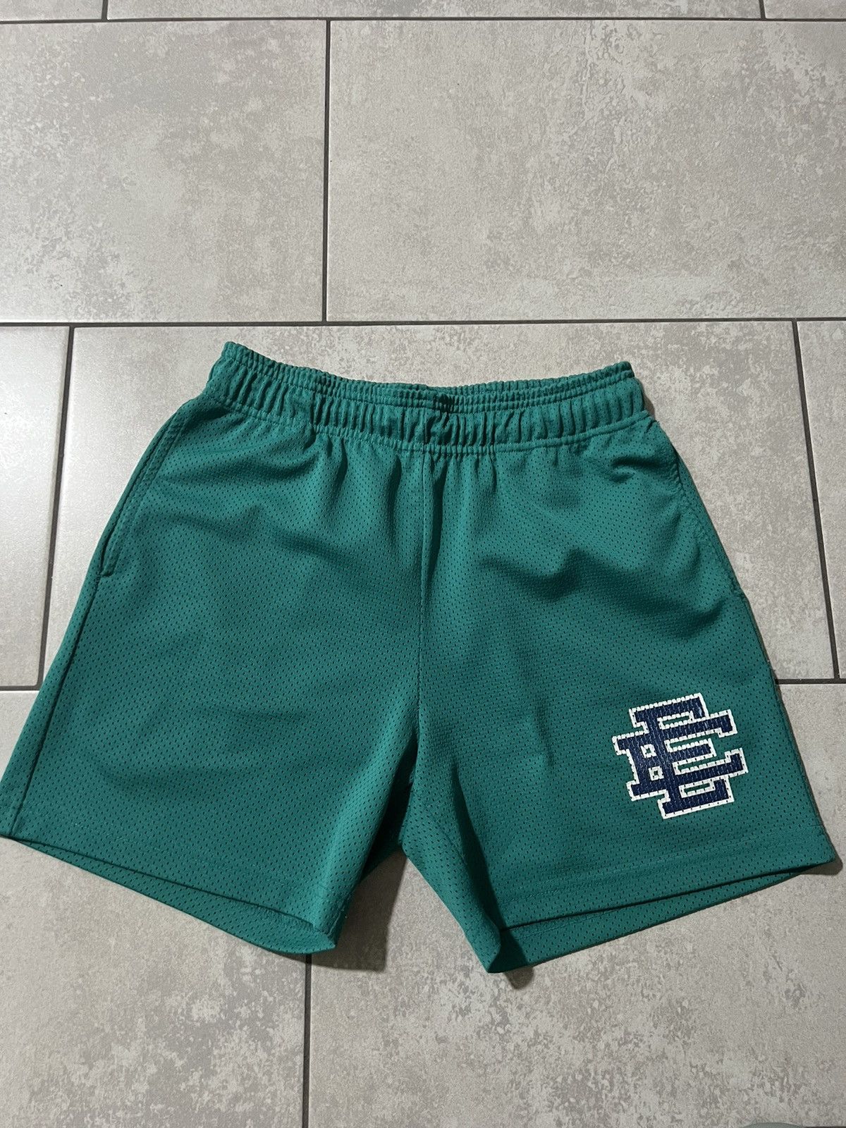 Eric Emanuel Eric Emanuel EE Teal Green Basic Mesh Shorts Size Small Size US 30 / EU 46 - 2 Thumbnail