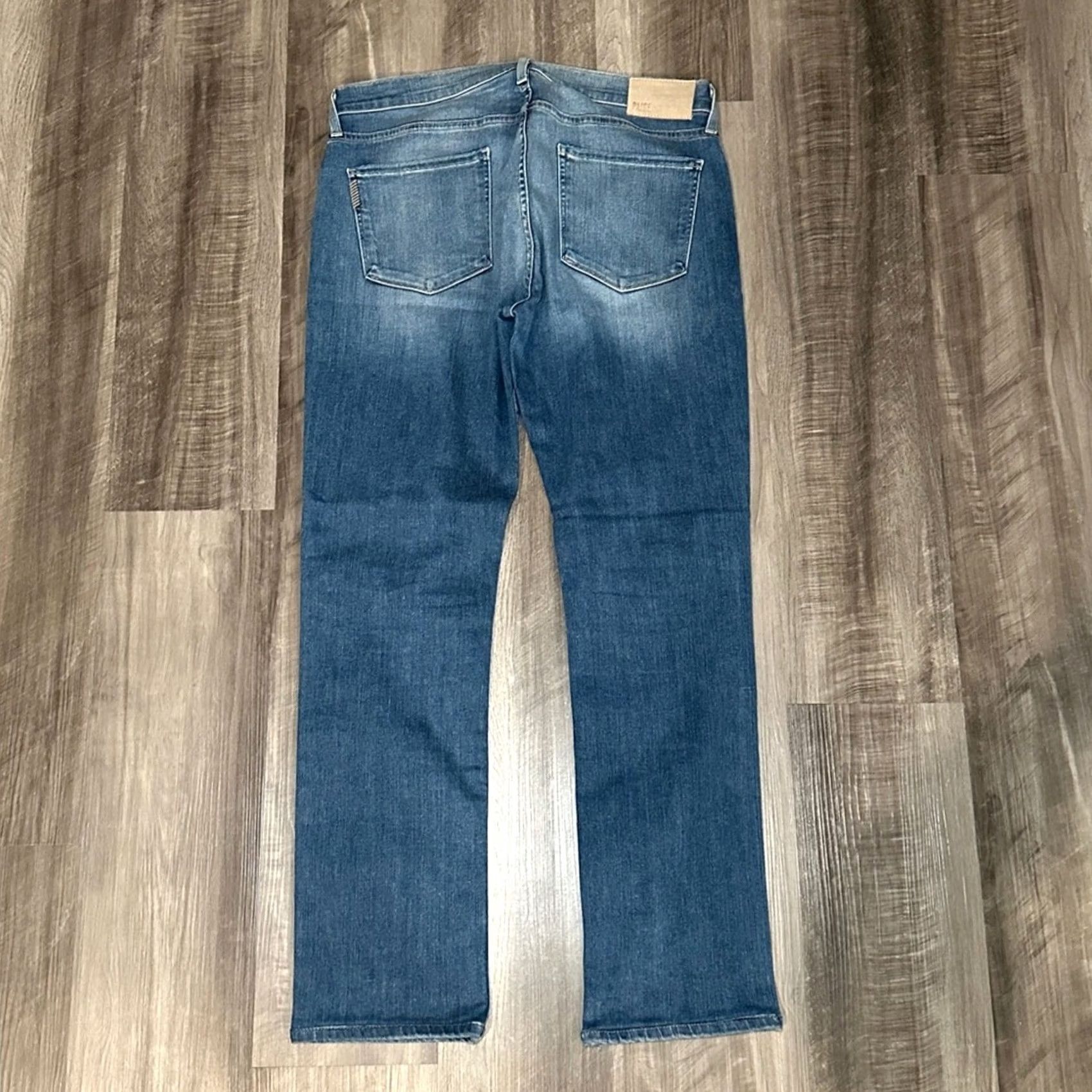 Paige PAIGE Federal Slim Fit LED Blue Jeans - 32 Men Regular Size US 32 / EU 48 - 3 Thumbnail
